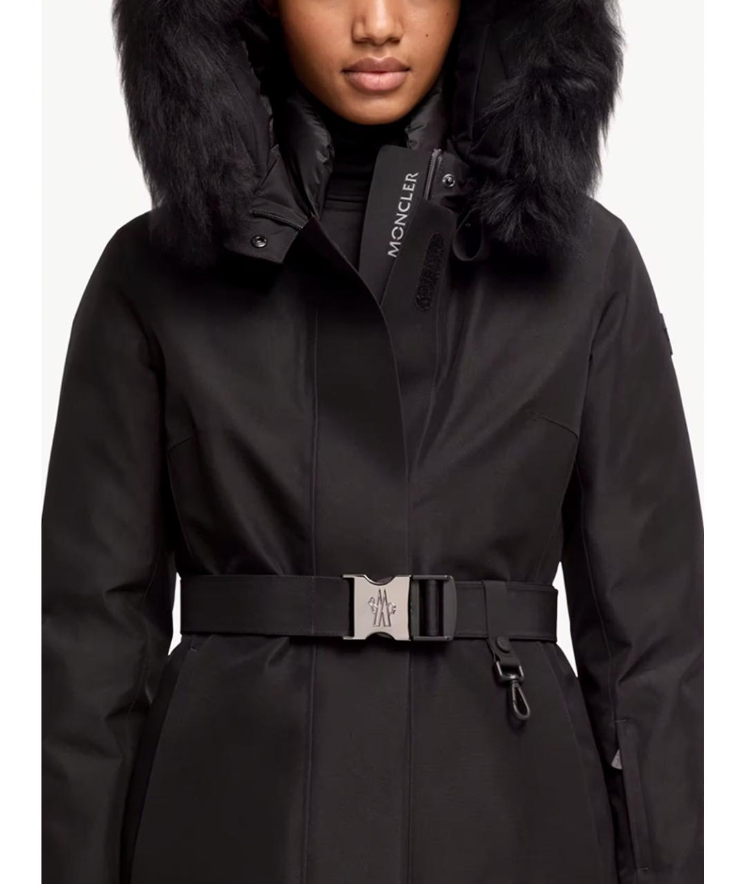 MONCLER GRENOBLE Черная полиэстеровая куртка, фото 8