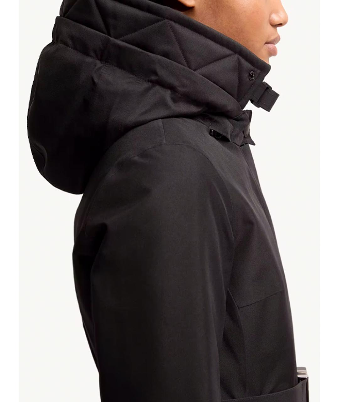 MONCLER GRENOBLE Черная полиэстеровая куртка, фото 7
