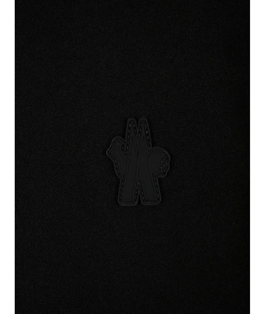 MONCLER GRENOBLE Черная полиэстеровая куртка, фото 3
