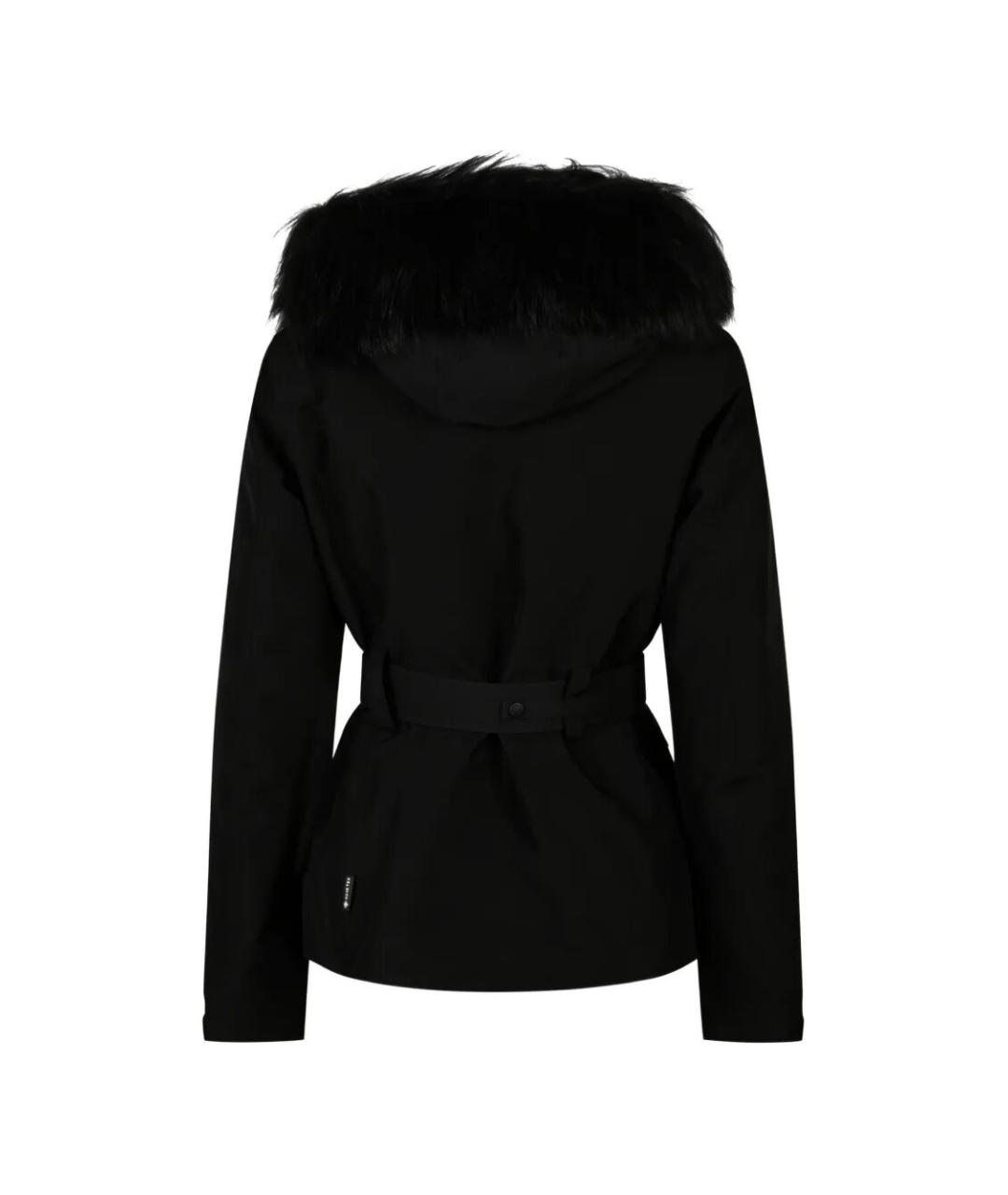 MONCLER GRENOBLE Черная полиэстеровая куртка, фото 2