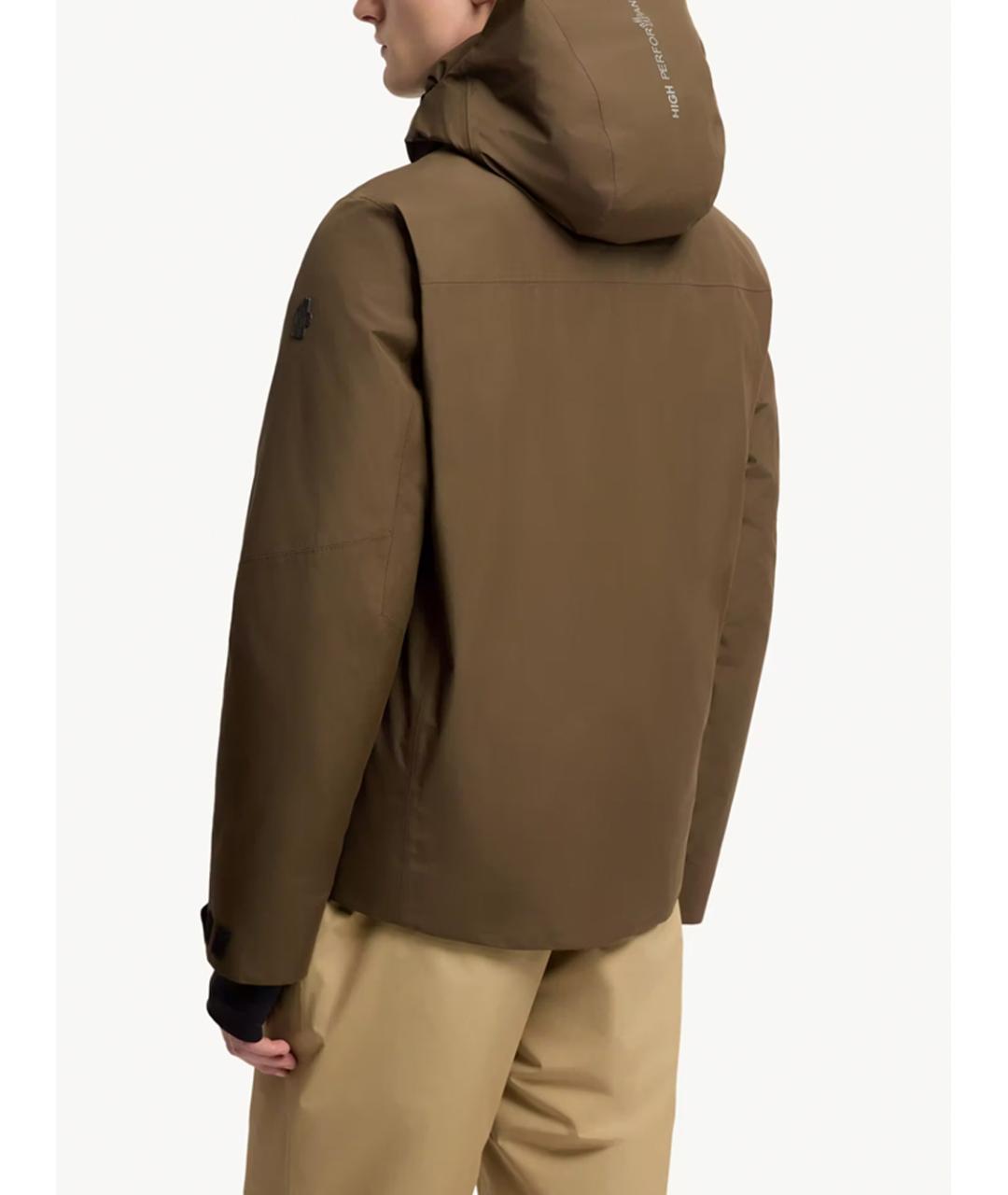 MONCLER GRENOBLE Хаки полиэстеровая куртка, фото 3
