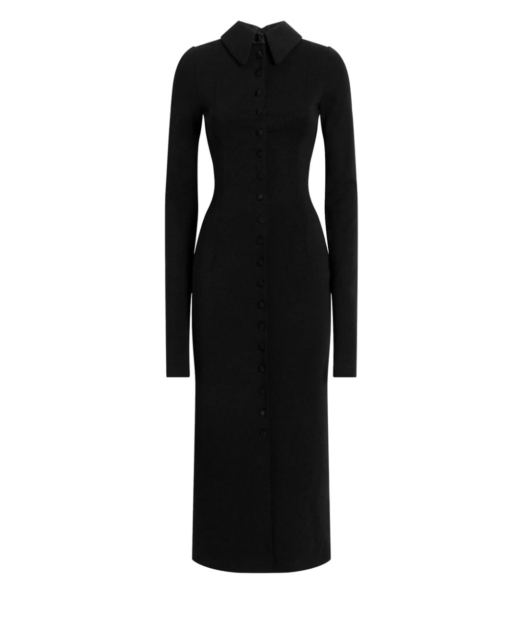 DOLCE&GABBANA Черное шерстяное платье, фото 1