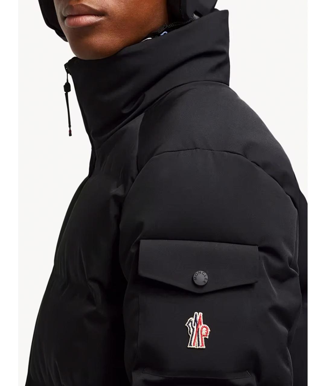MONCLER GRENOBLE Черная полиамидовая куртка, фото 4