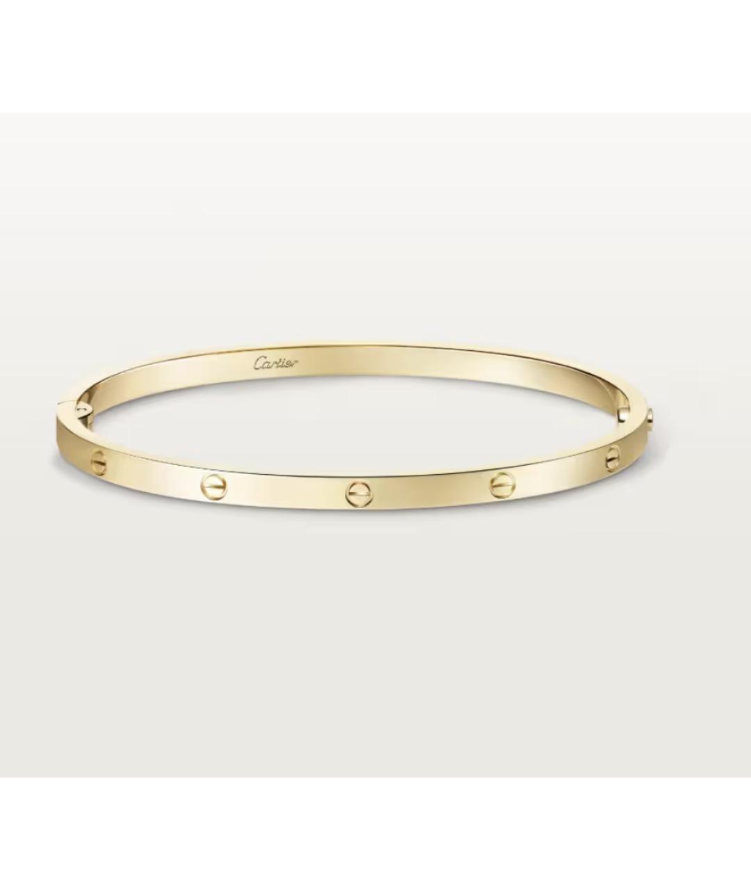 CARTIER Золотой браслет из желтого золота, фото 4