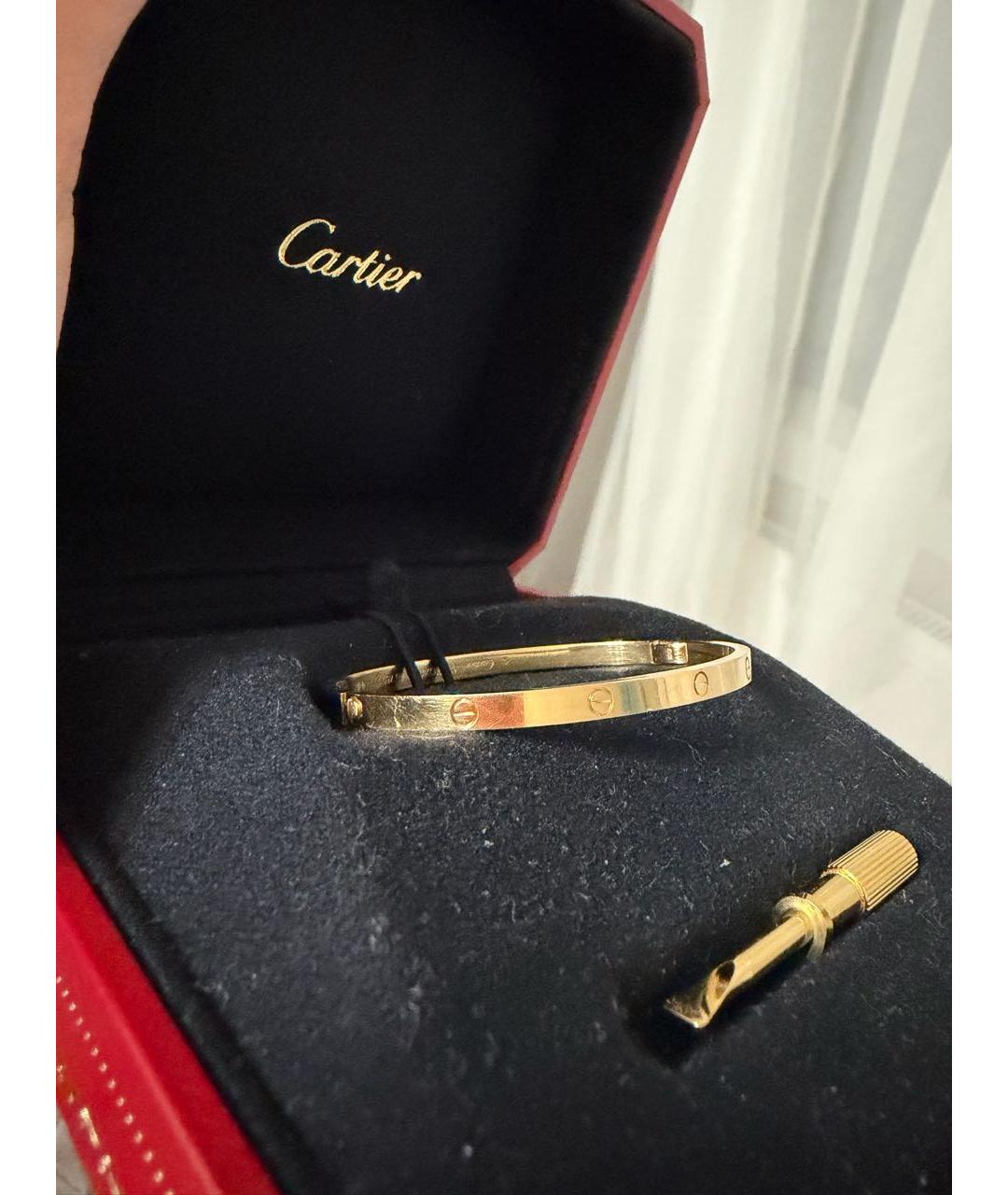 CARTIER Золотой браслет из желтого золота, фото 3
