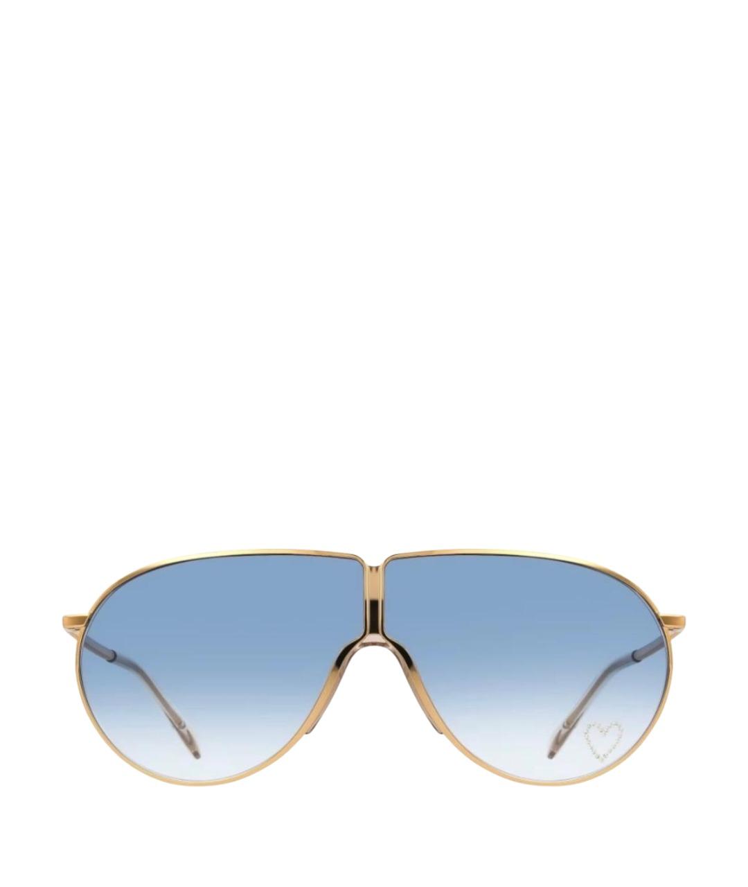 STELLA MCCARTNEY Голубые металлические солнцезащитные очки, фото 1