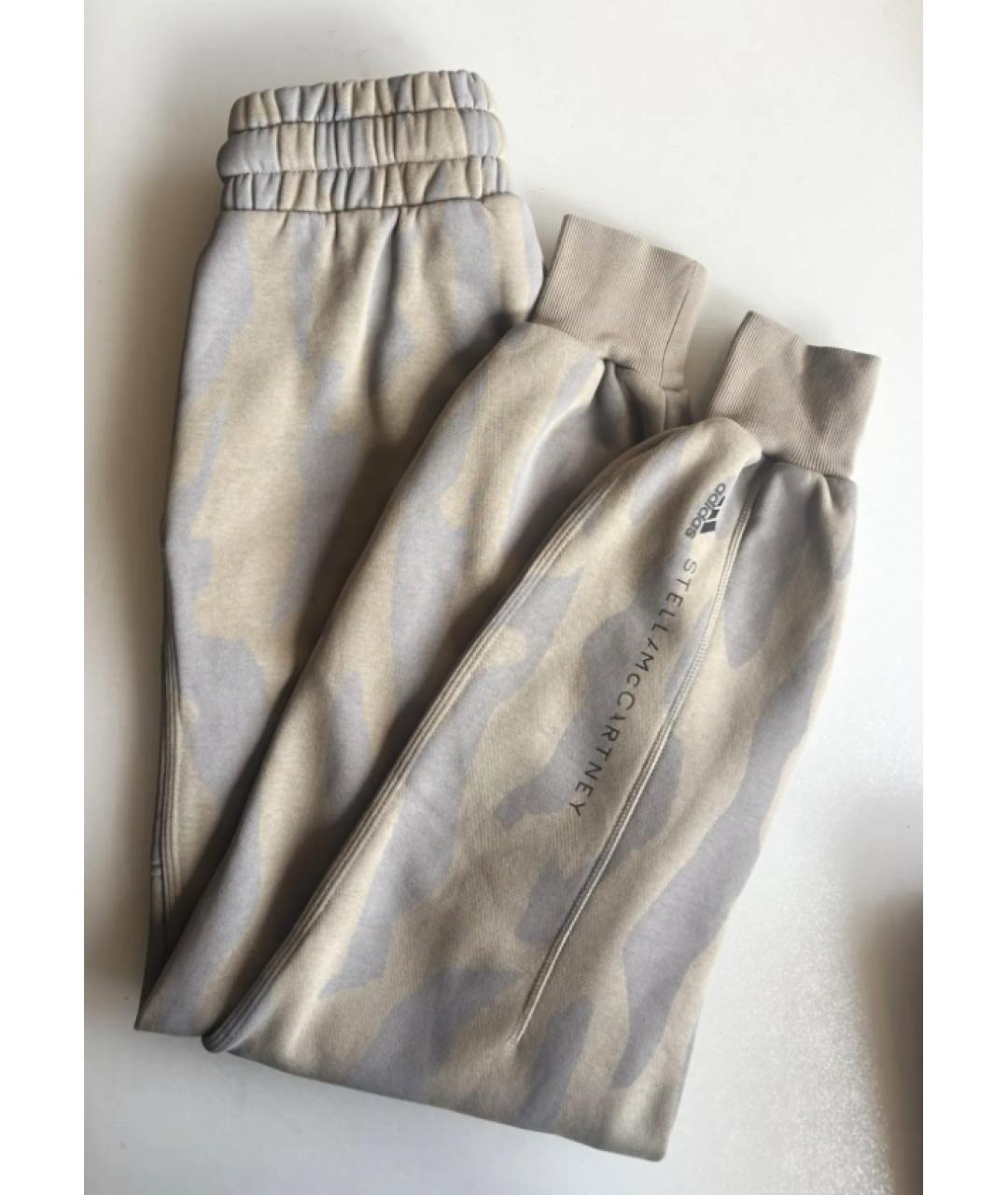 ADIDAS BY STELLA MCCARTNEY Серые хлопковые спортивные брюки и шорты, фото 7