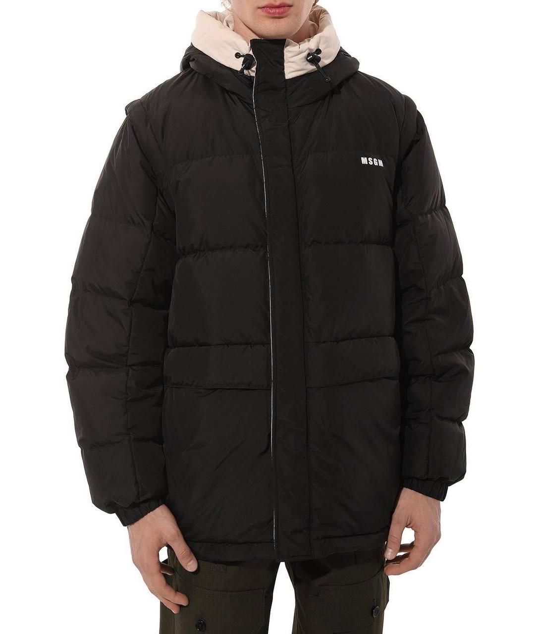 MSGM Черный пуховик, фото 6