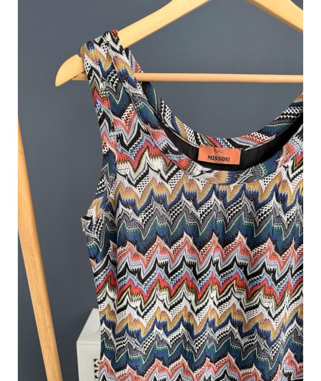 MISSONI Мульти вискозное повседневное платье, фото 5
