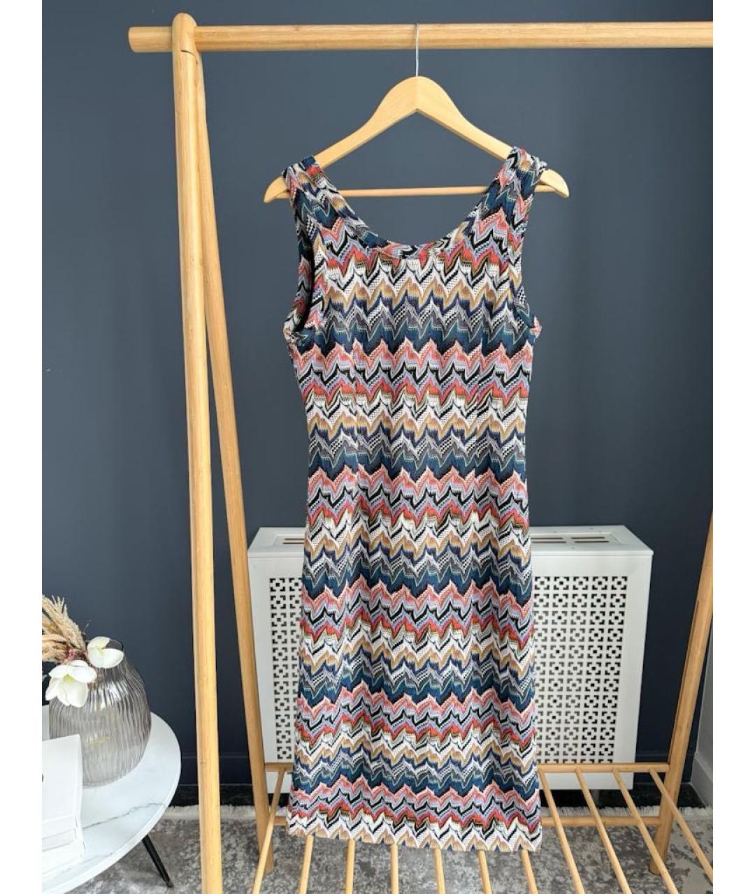 MISSONI Мульти вискозное повседневное платье, фото 2