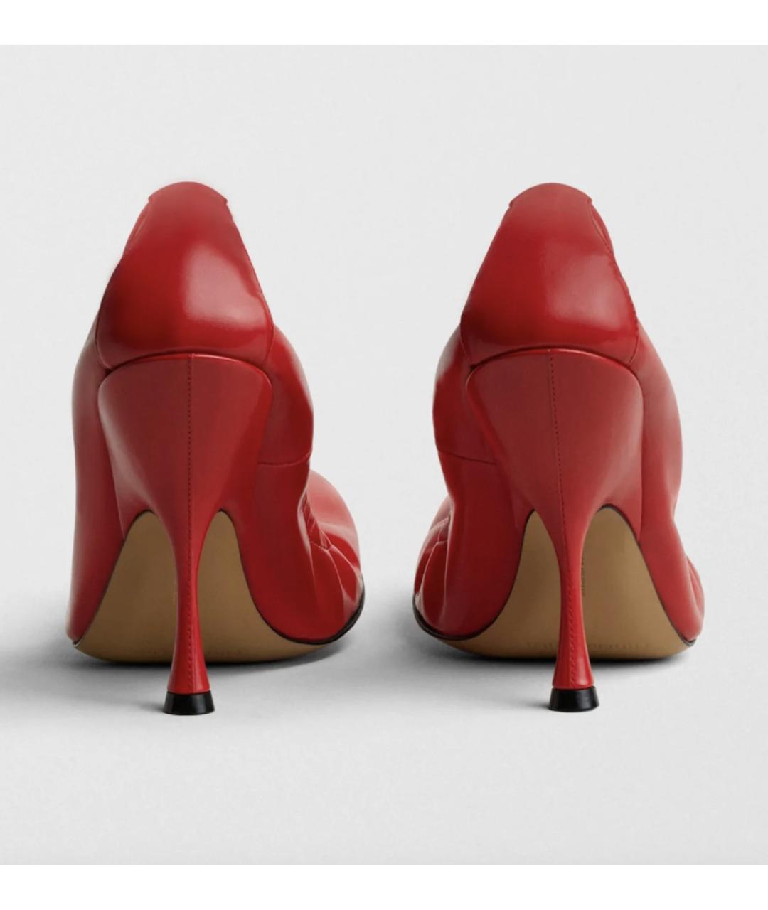 PHOEBE PHILO Красные кожаные туфли, фото 3