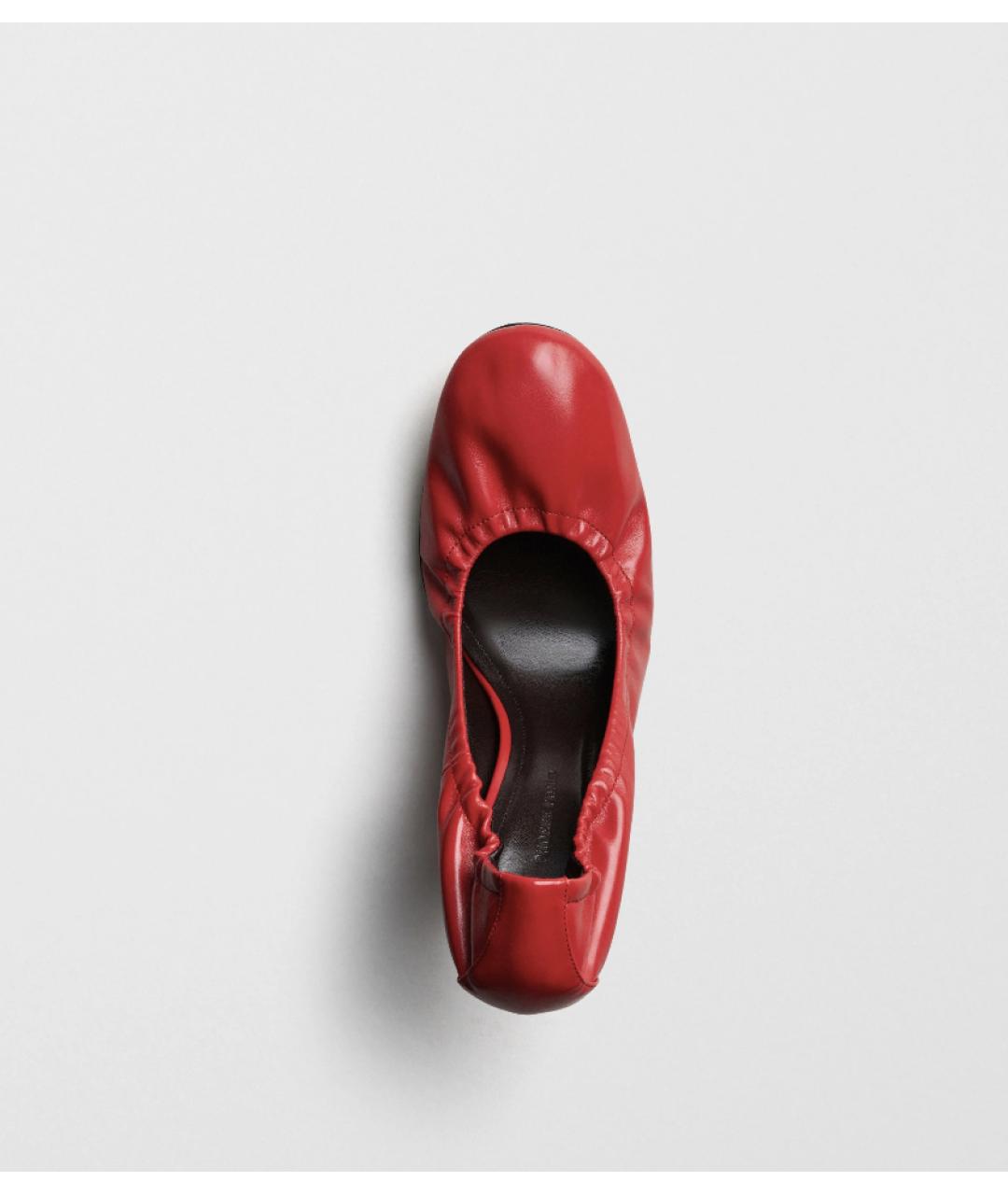 PHOEBE PHILO Красные кожаные туфли, фото 4