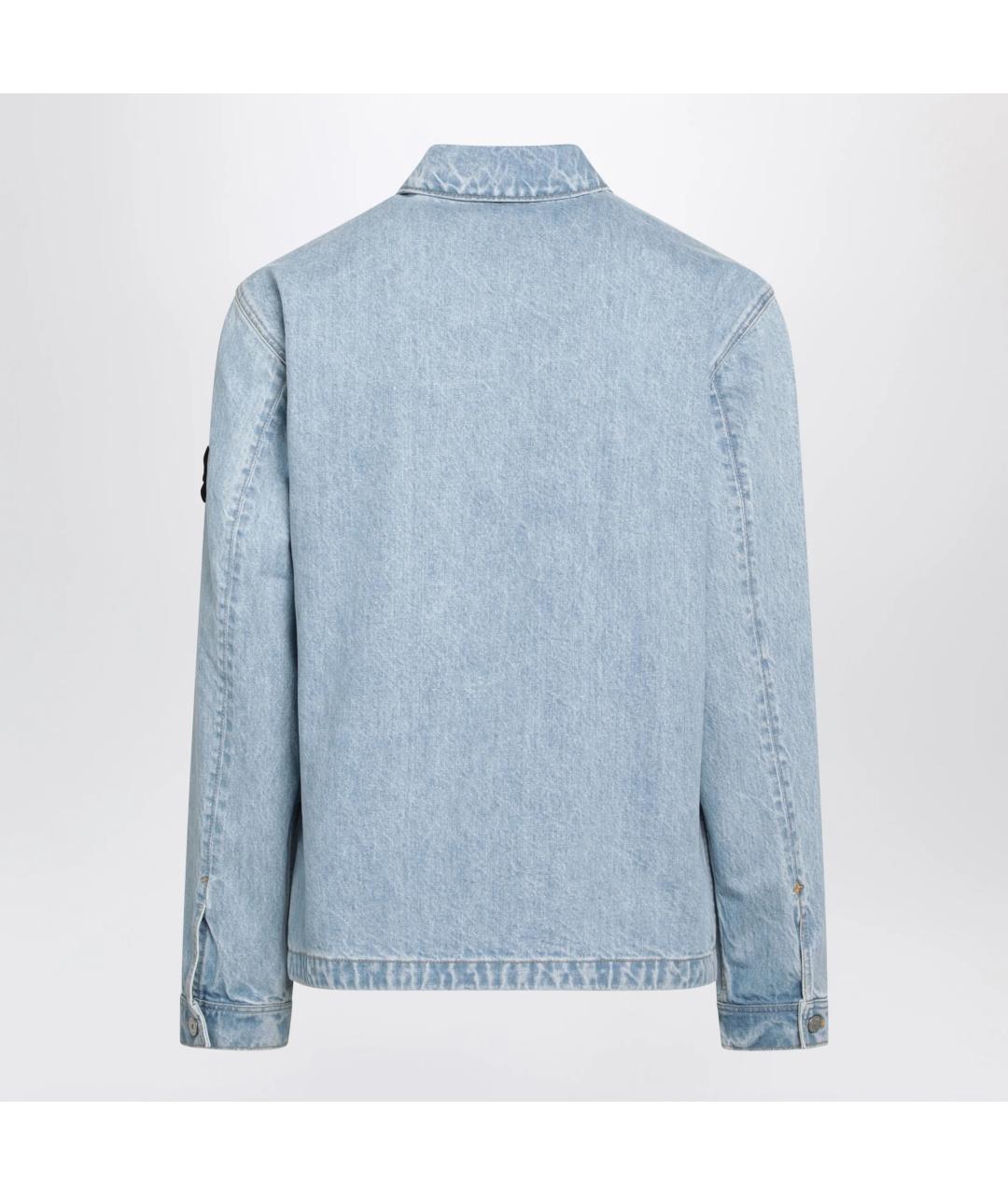 STONE ISLAND Голубая деним куртка, фото 2
