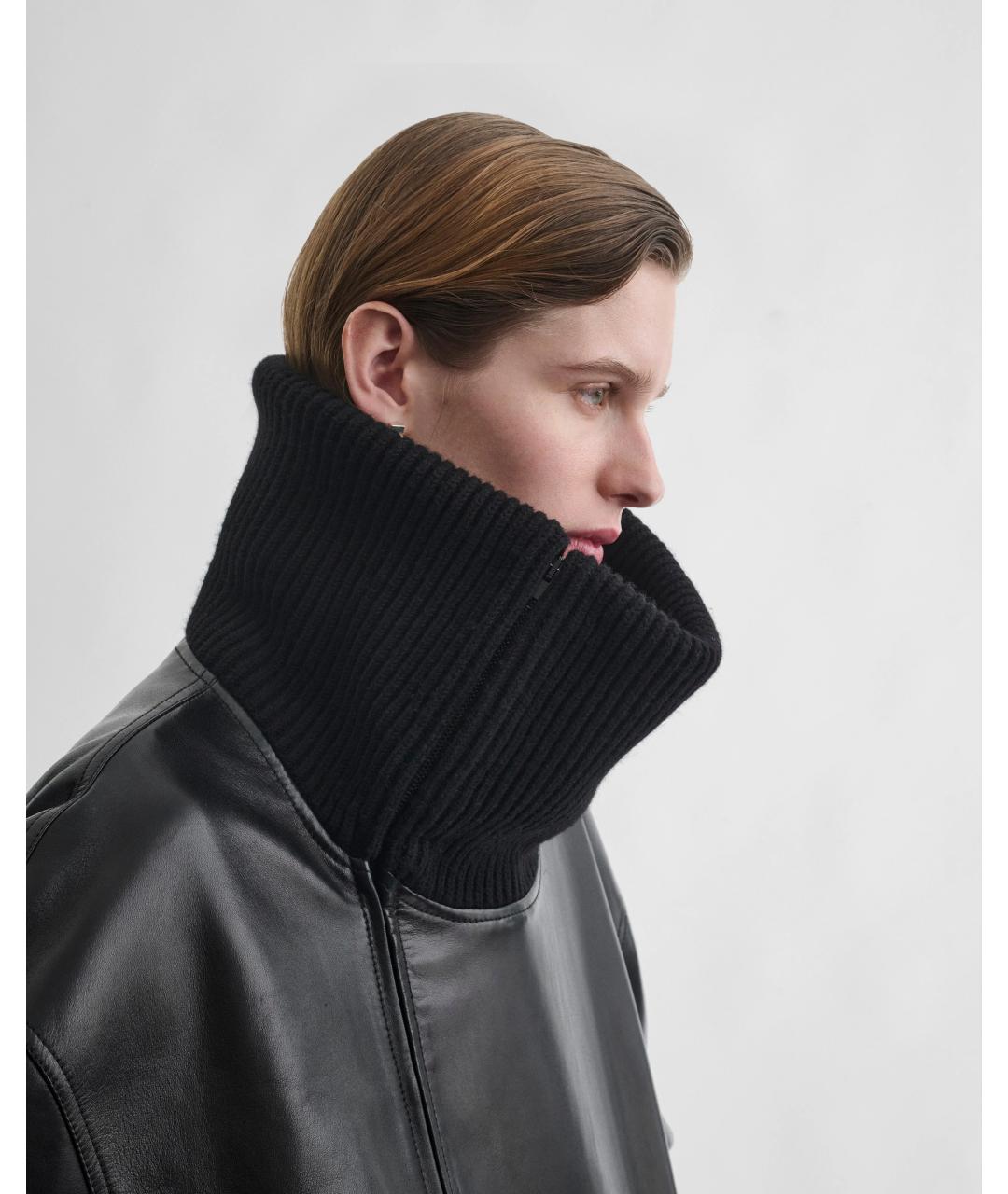 PHOEBE PHILO Черная кожаная куртка, фото 6