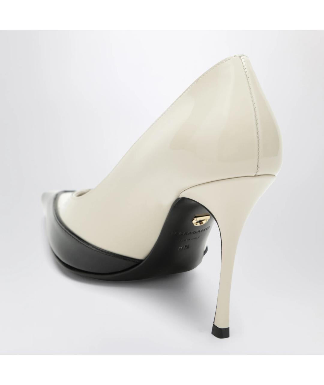 FERRAGAMO Мульти туфли из лакированной кожи, фото 2