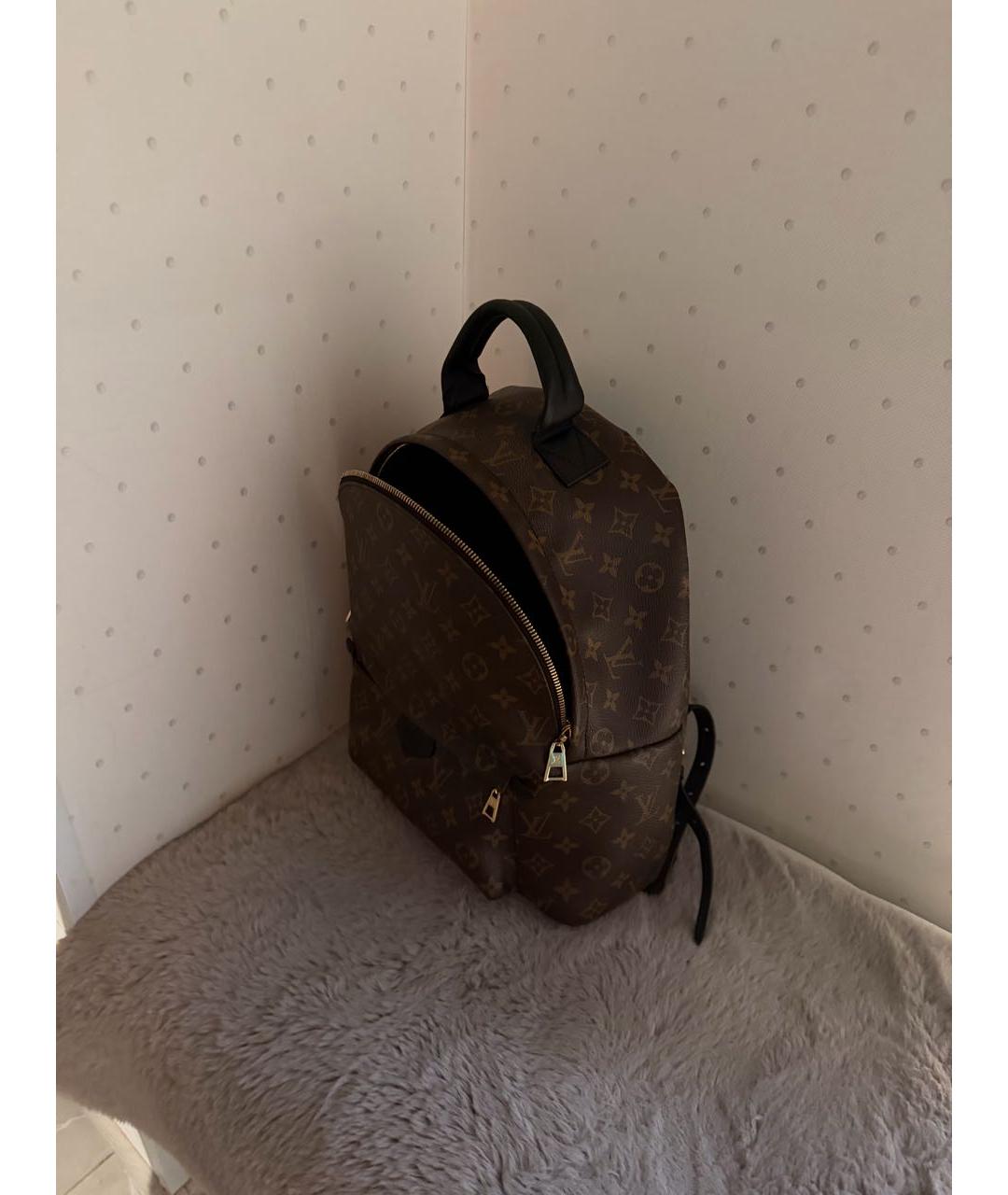 LOUIS VUITTON Коричневый рюкзак из канвы, фото 2