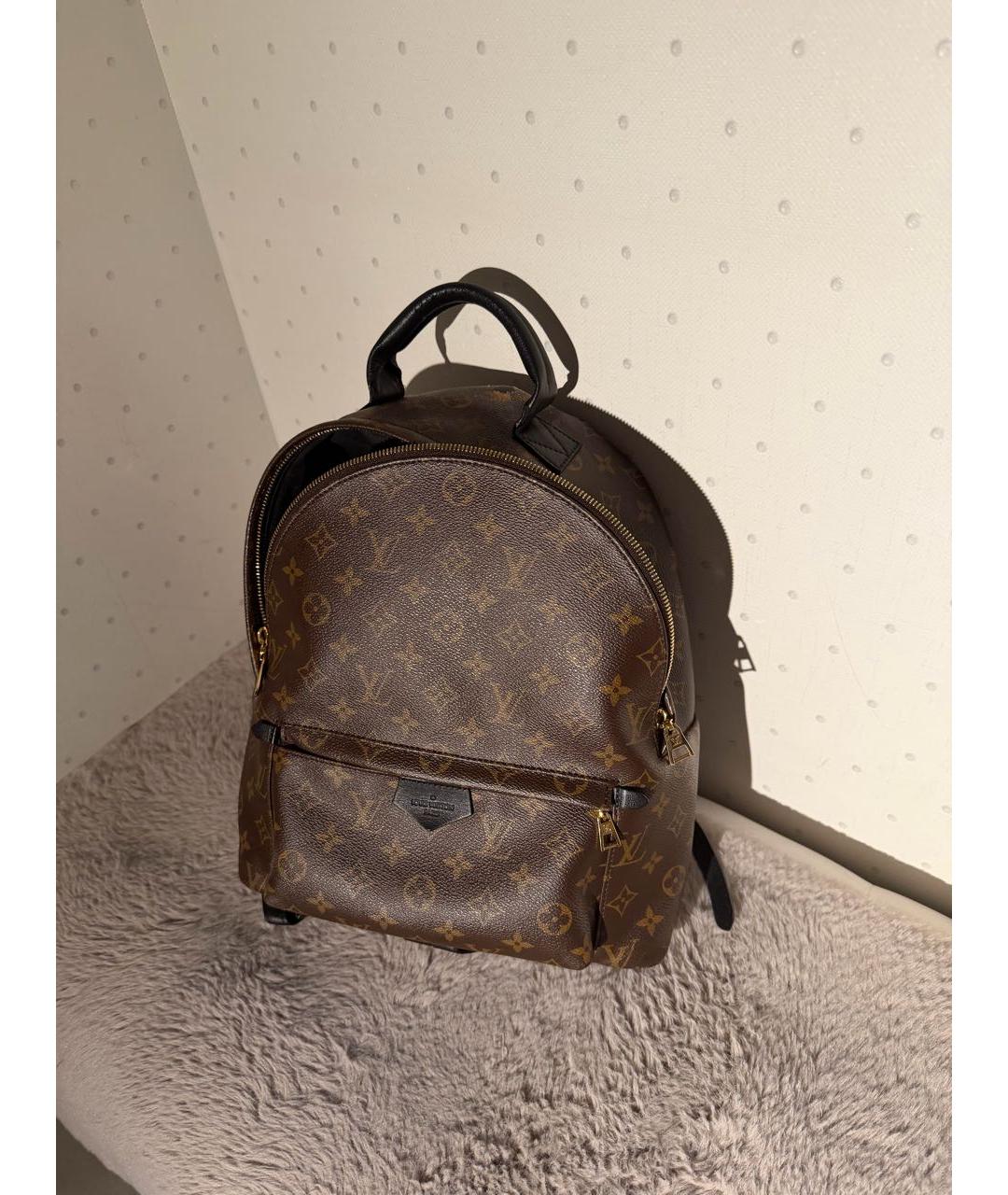 LOUIS VUITTON Коричневый рюкзак из канвы, фото 6