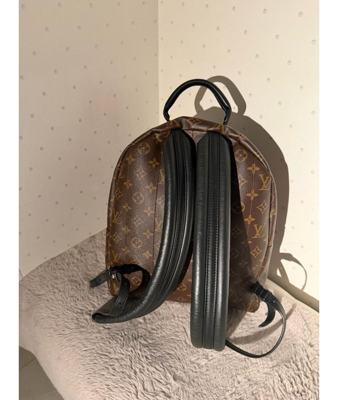 LOUIS VUITTON Коричневый рюкзак из канвы, фото 3