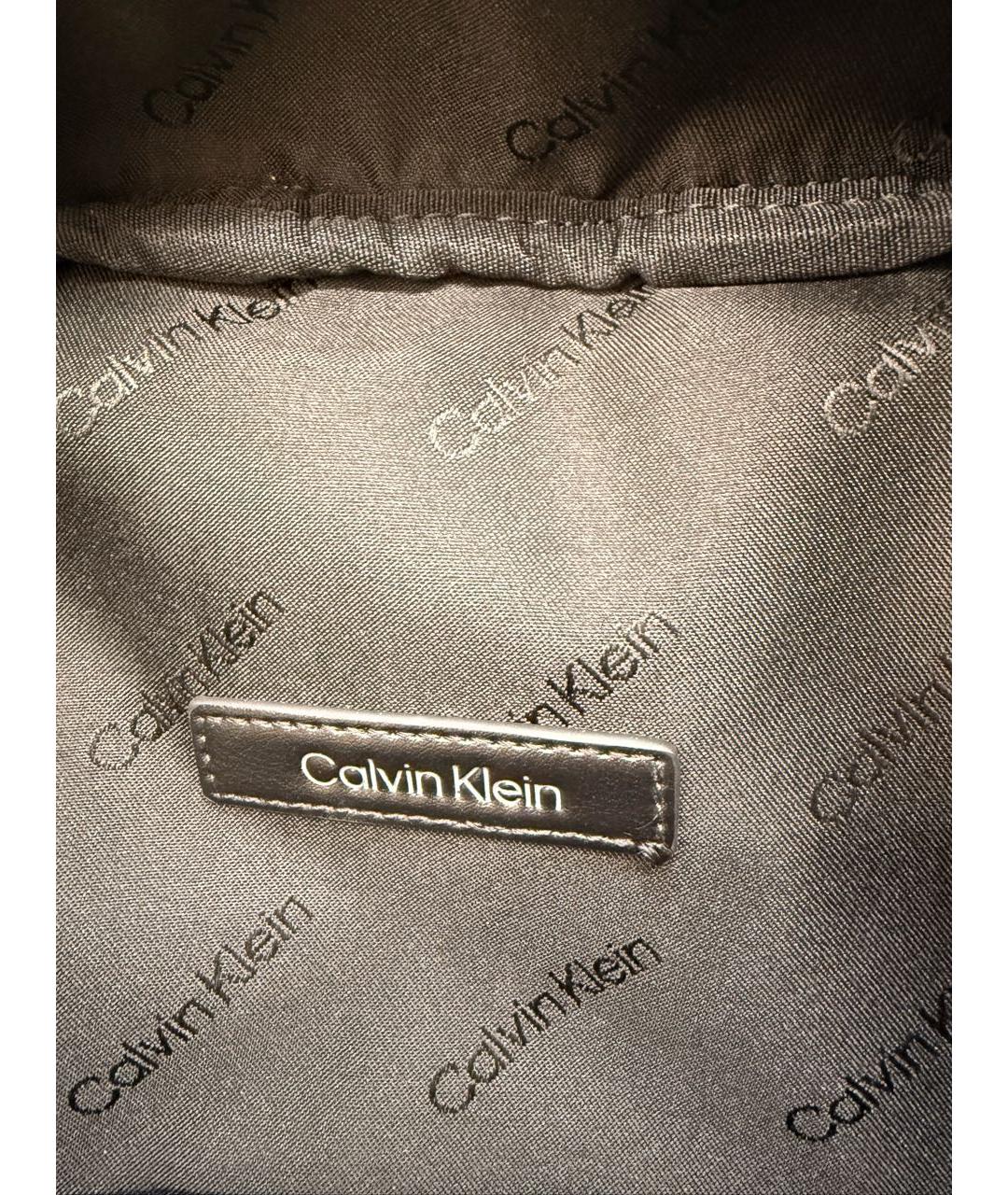 CALVIN KLEIN Черный рюкзак из искусственной кожи, фото 3