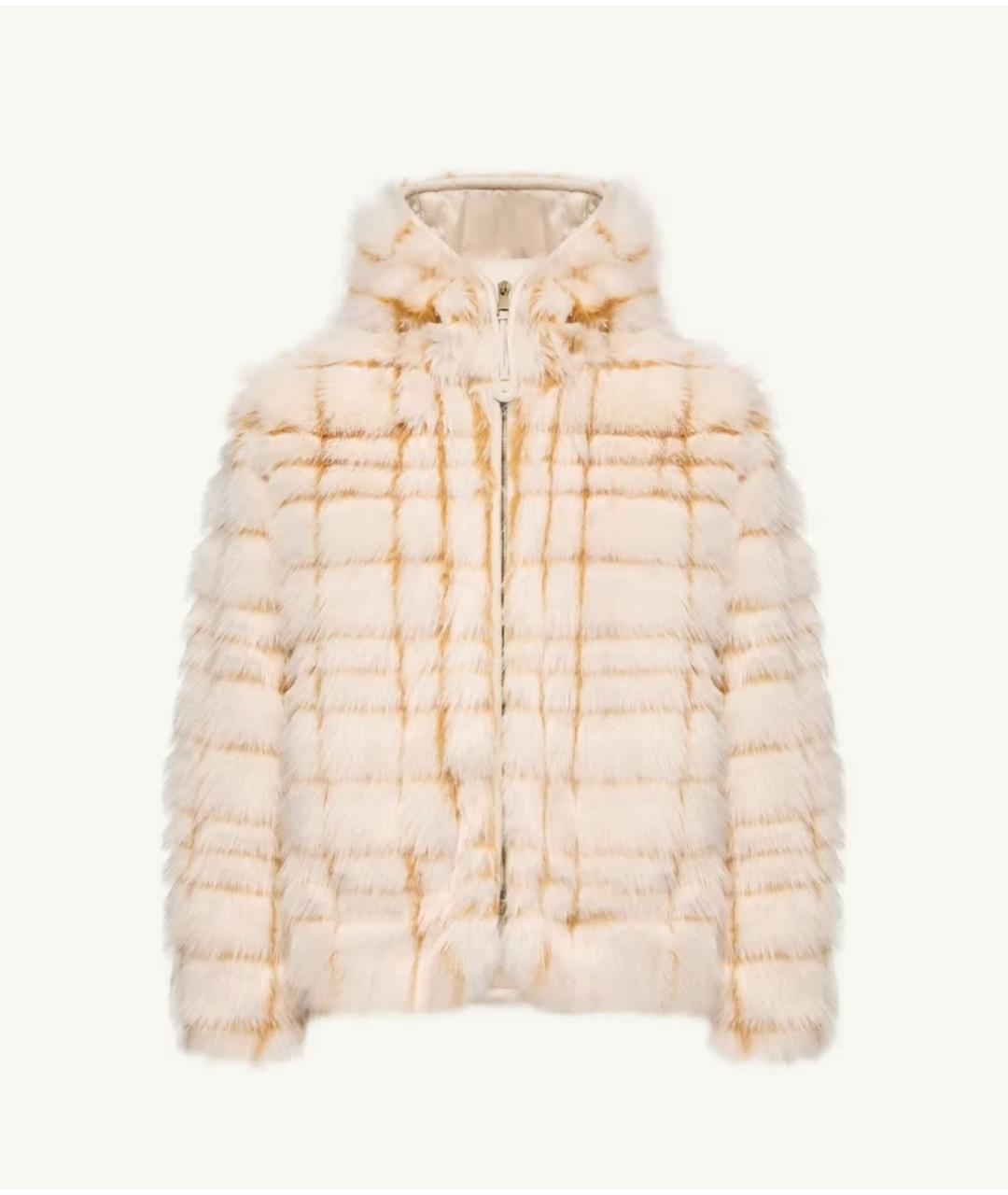 MONCLER Белая шуба, фото 6