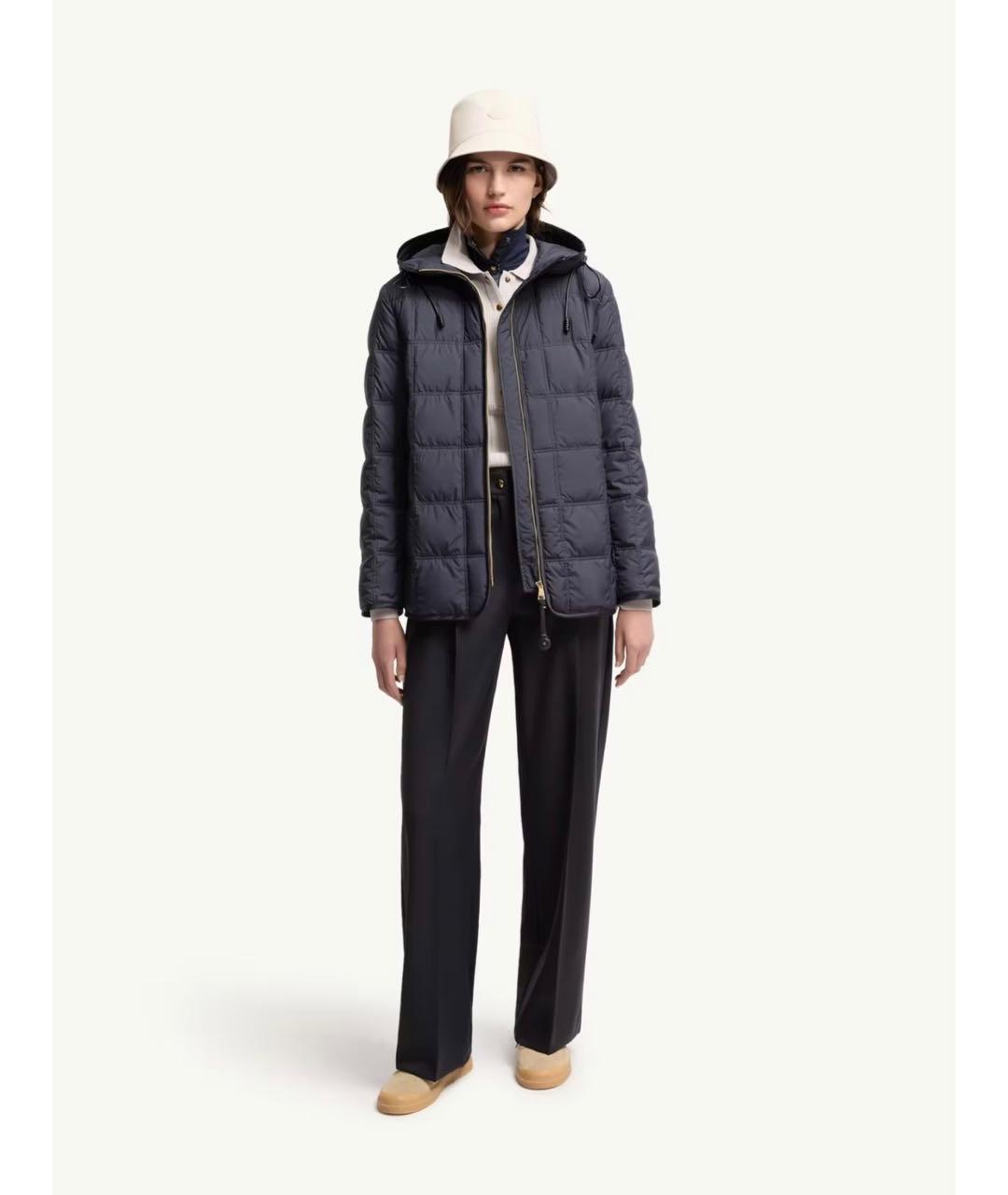MONCLER Темно-синяя куртка, фото 2