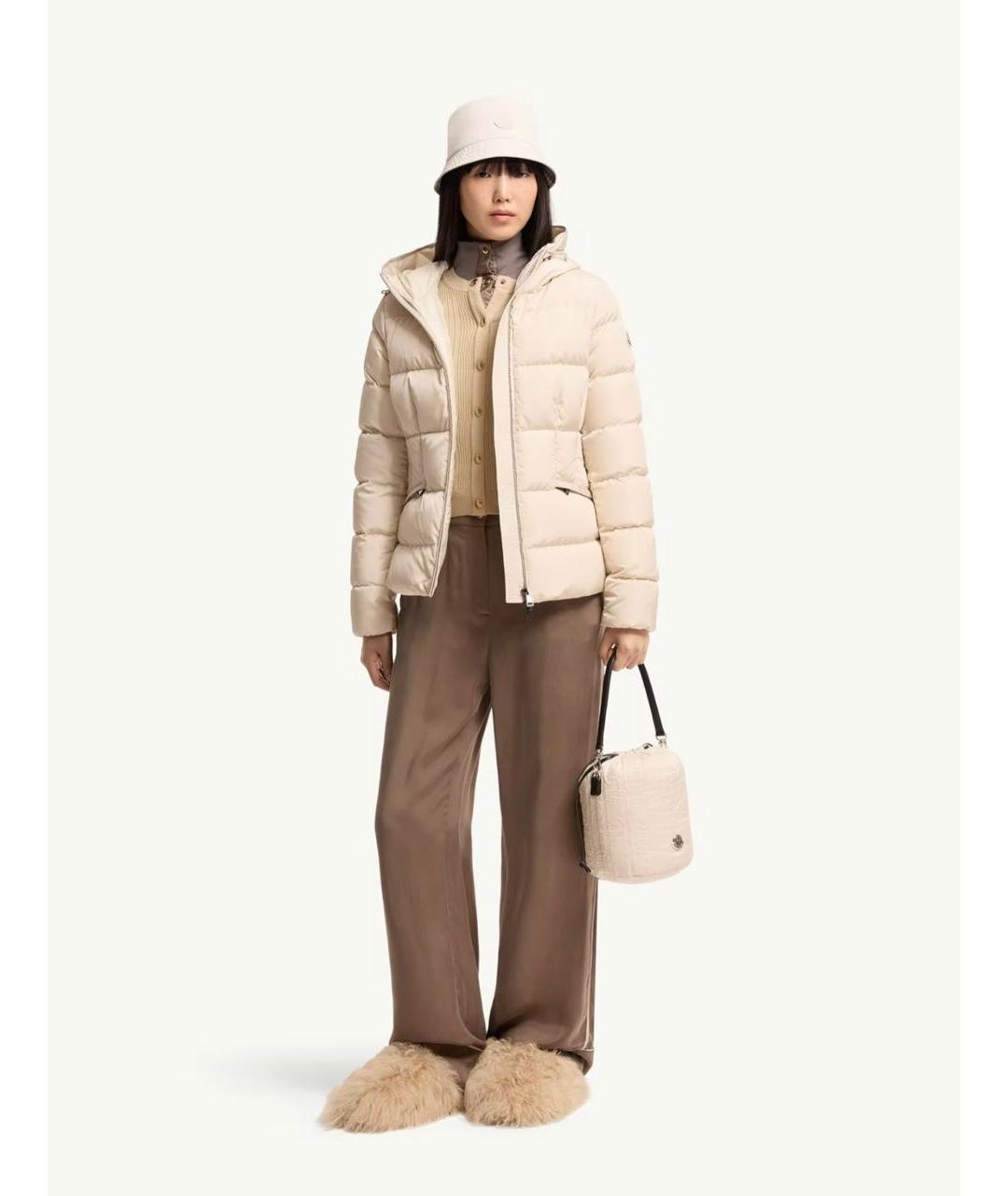MONCLER Бежевая куртка, фото 2