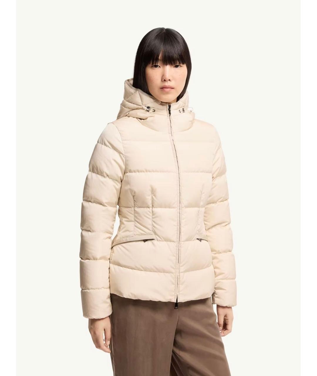 MONCLER Бежевая куртка, фото 4