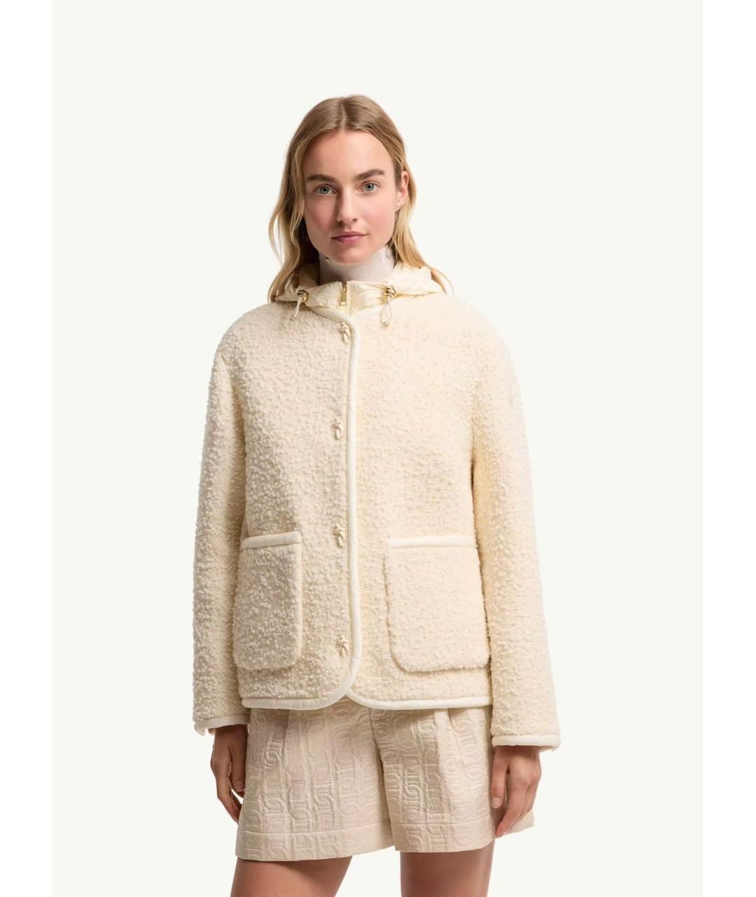 MONCLER Бежевая куртка, фото 4