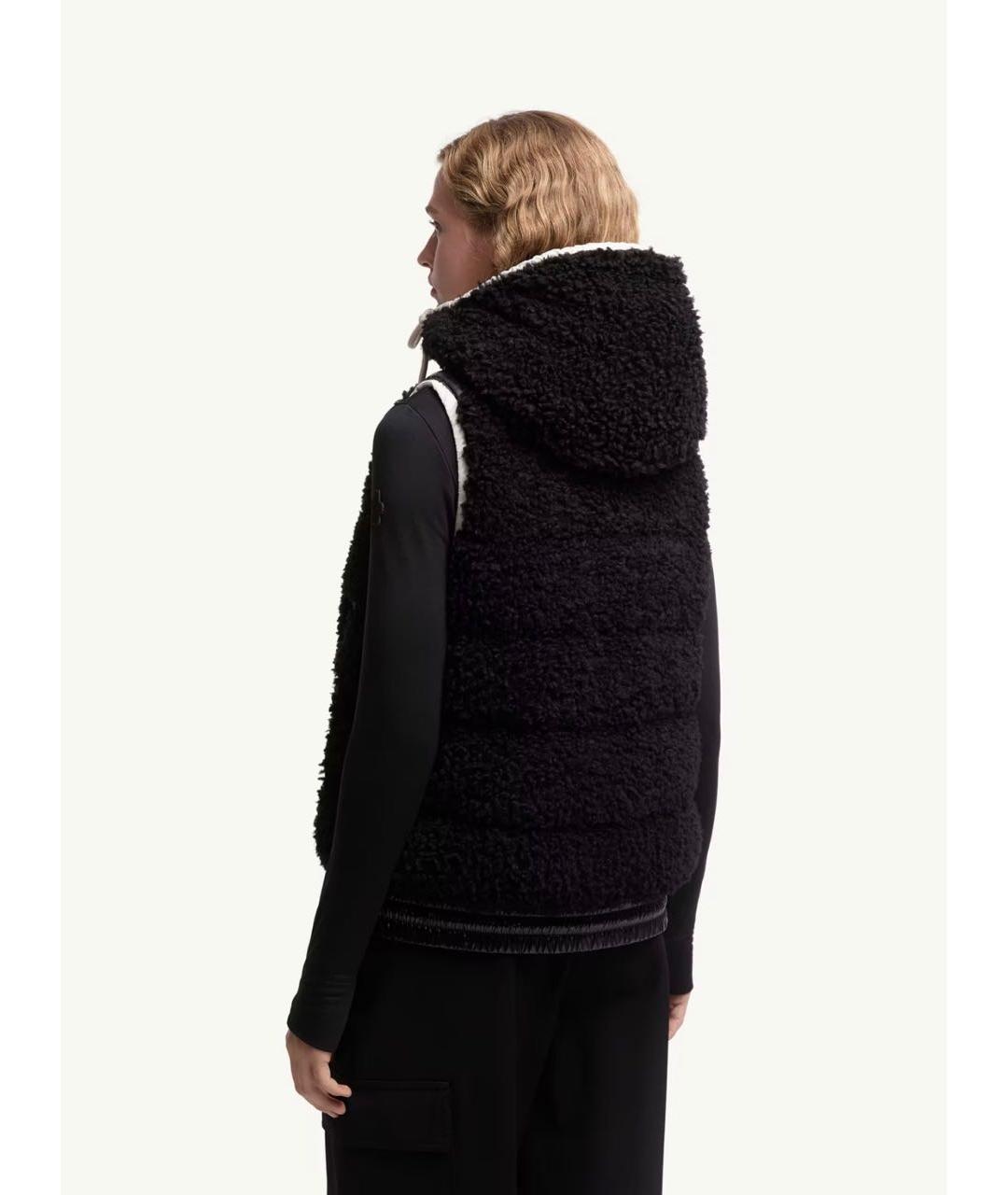MONCLER Черный жилет, фото 5