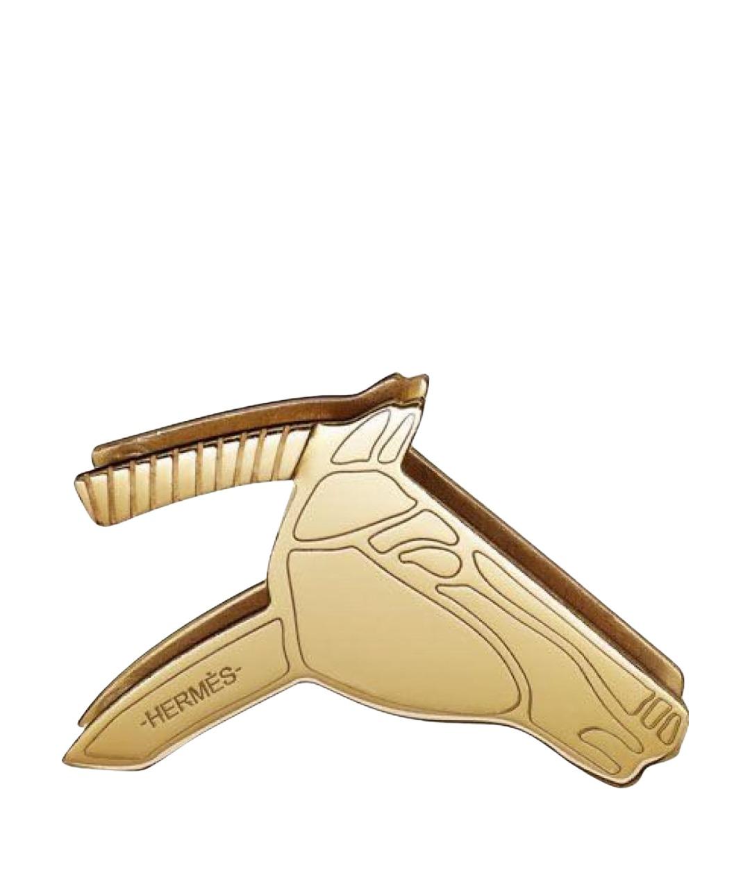 HERMES Золотой брелок, фото 1