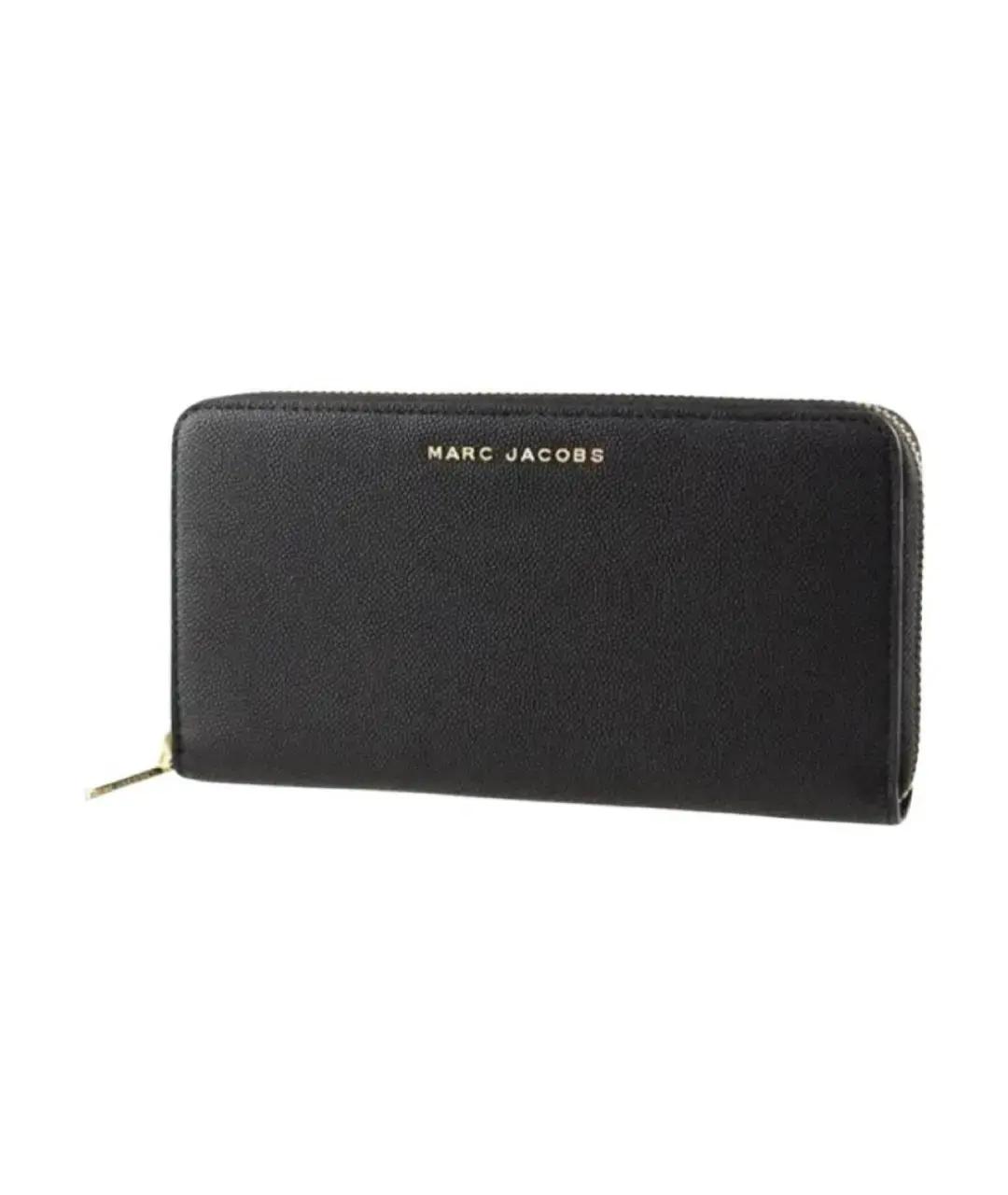 MARC JACOBS Черный кожаный кошелек, фото 5