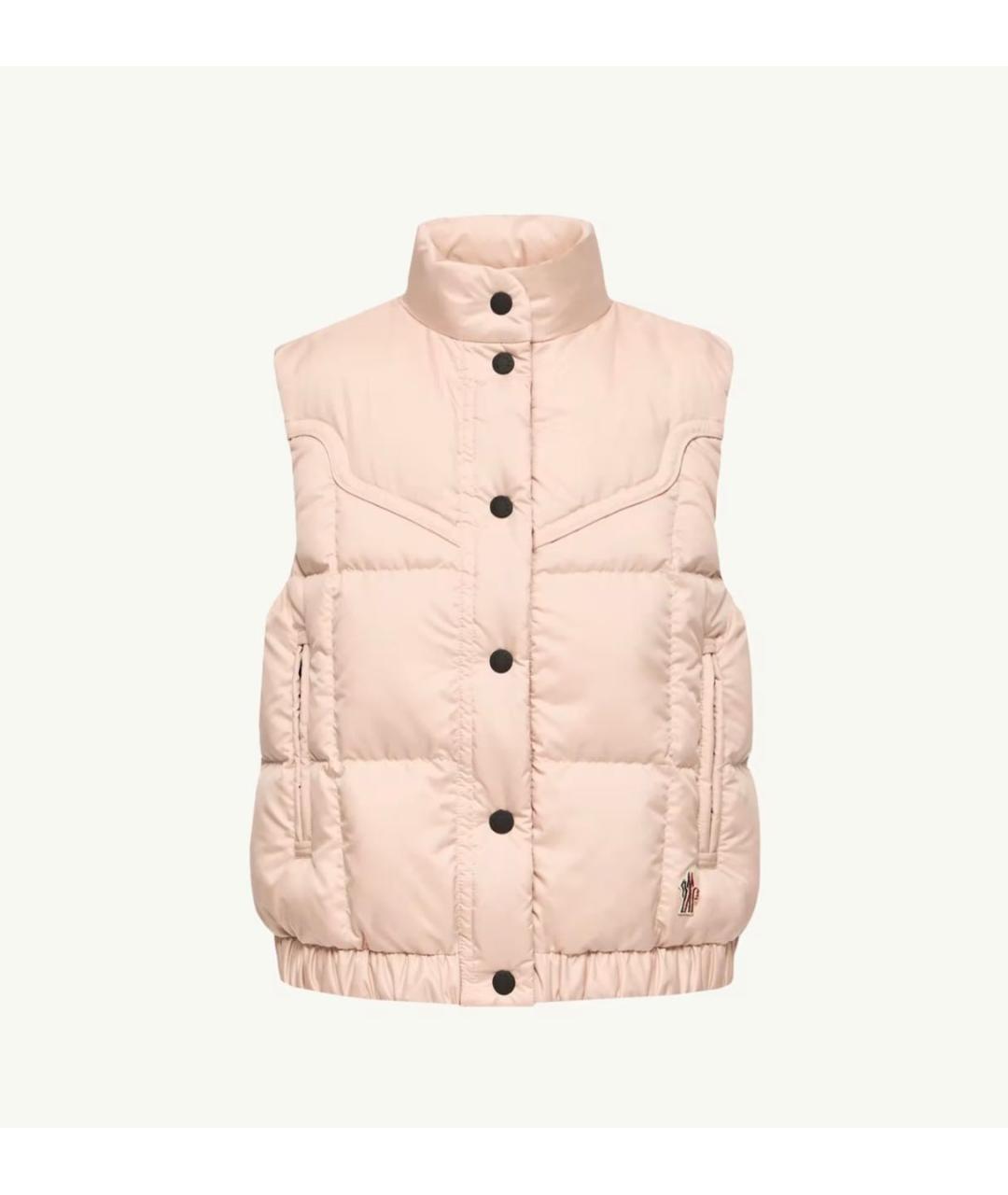 MONCLER Розовый жилет, фото 6