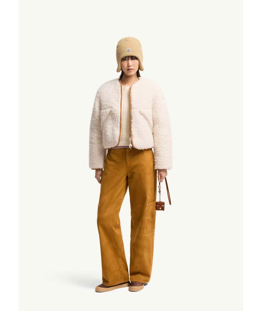 MONCLER Белая куртка, фото 2