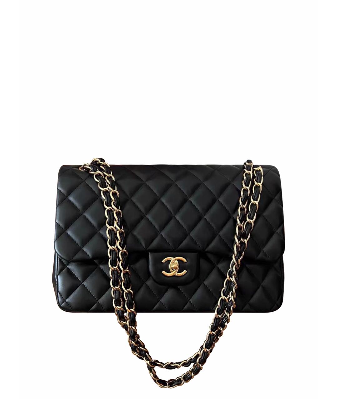 CHANEL Черная кожаная сумка тоут, фото 1