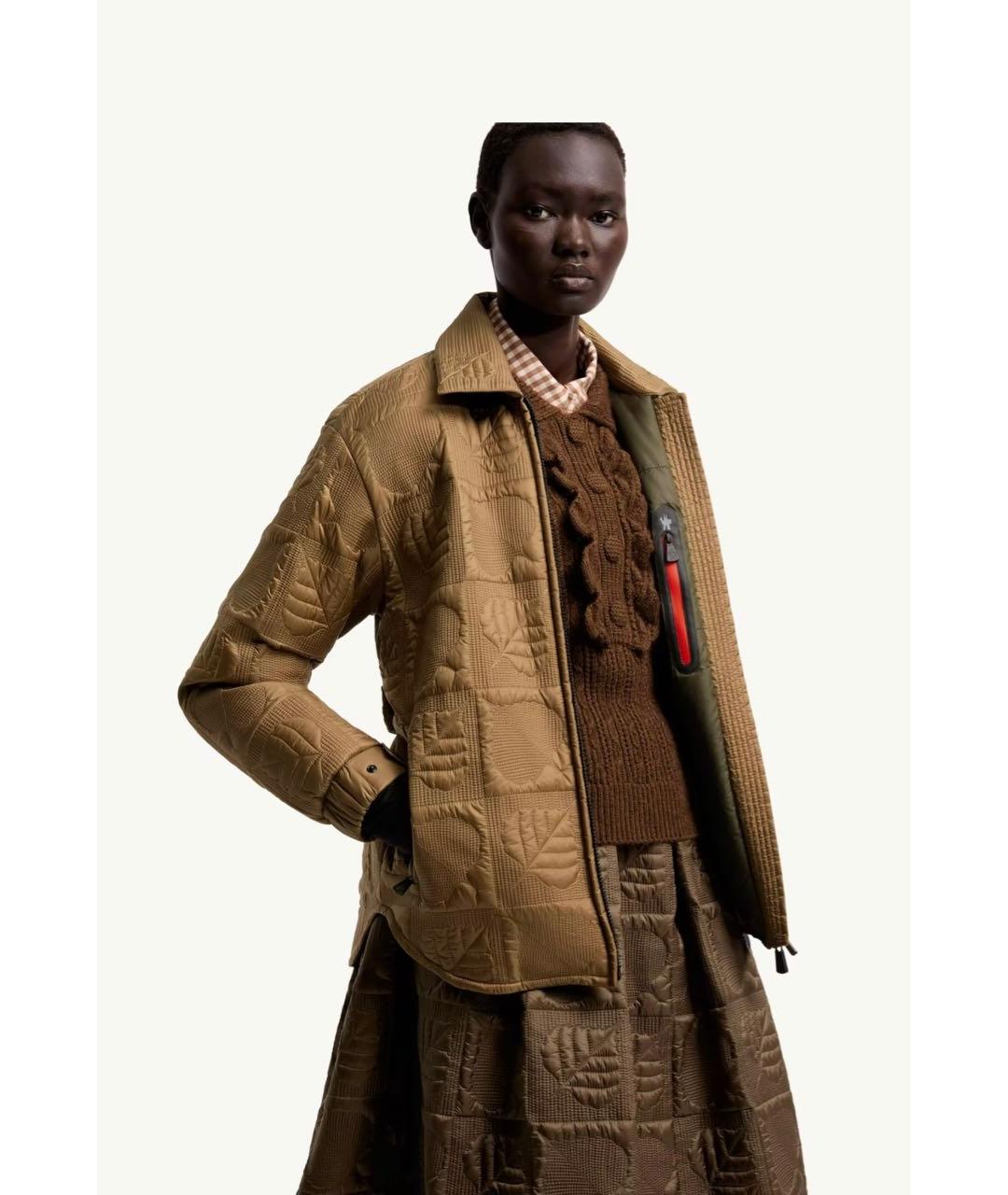 MONCLER Коричневая куртка, фото 6