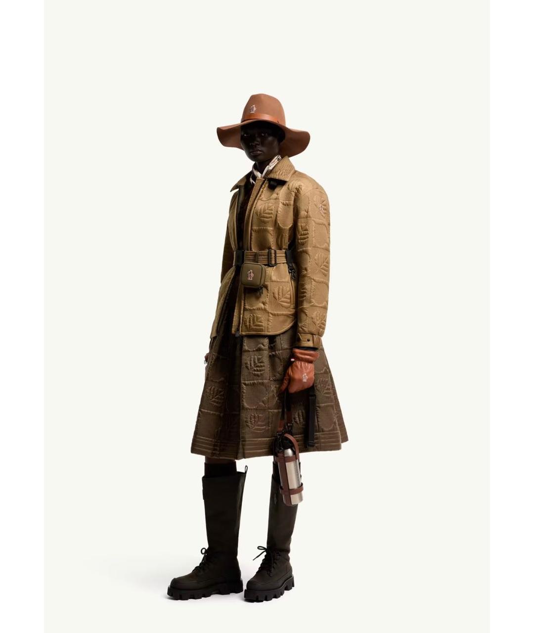 MONCLER Коричневая куртка, фото 3