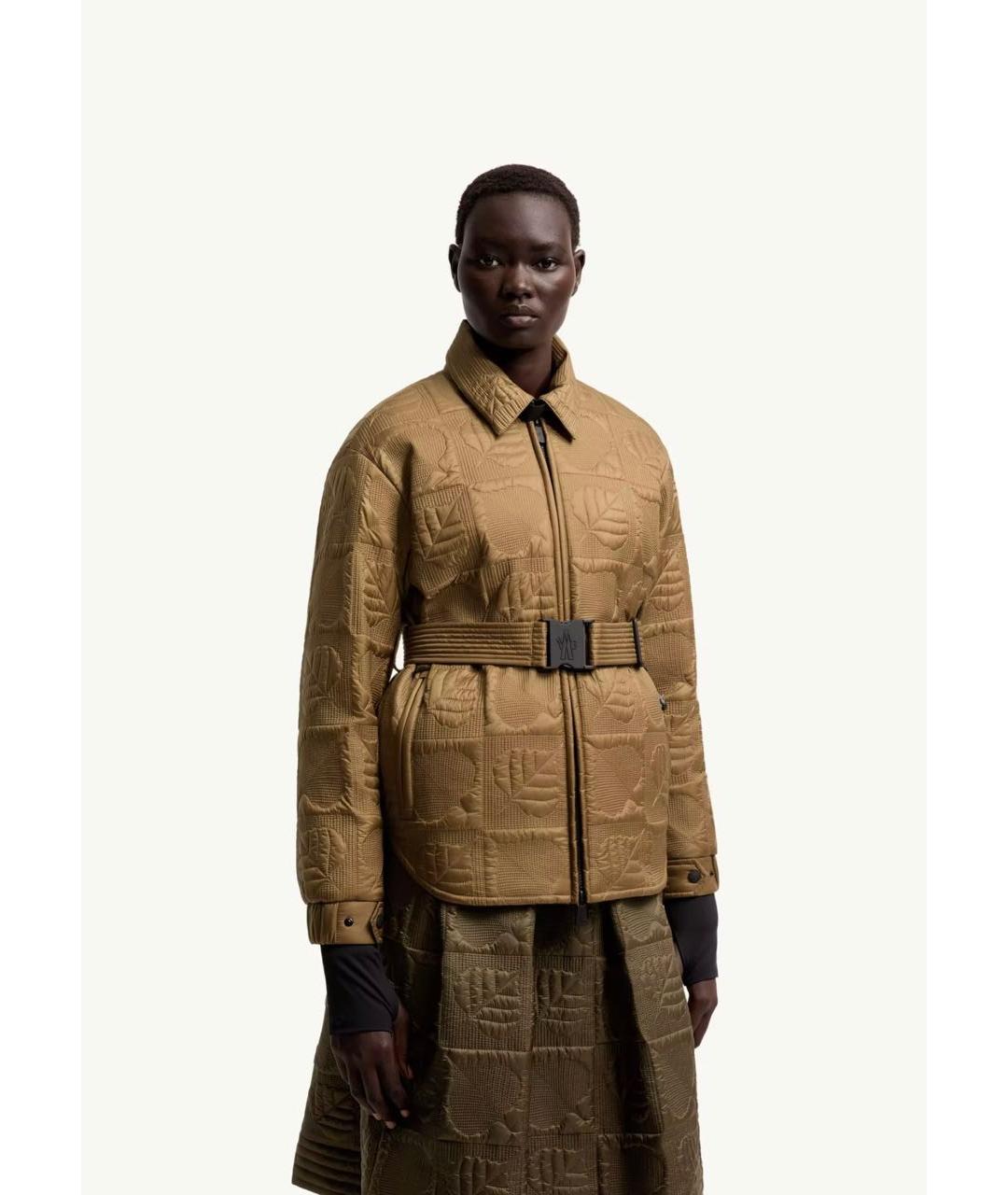 MONCLER Коричневая куртка, фото 4