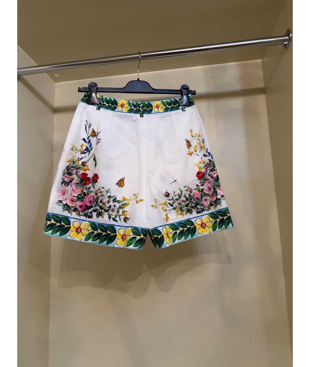 DOLCE&GABBANA Мульти хлопковые шорты, фото 2
