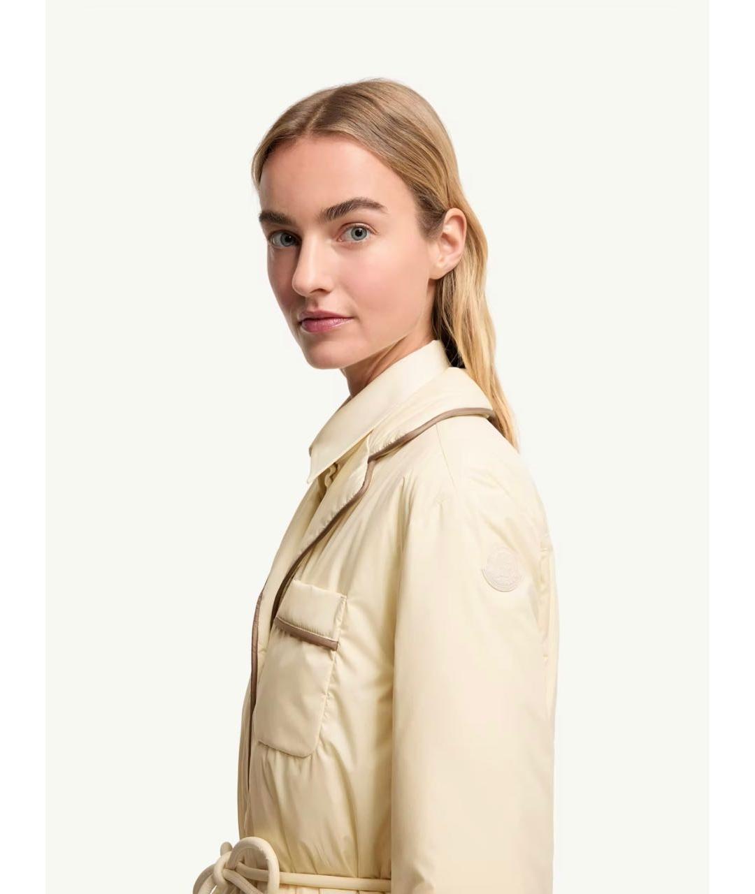 MONCLER Бежевая куртка, фото 3