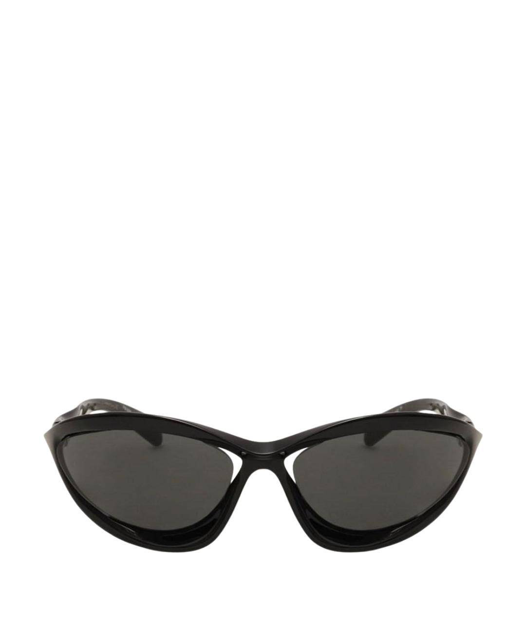 PRADA Черные пластиковые солнцезащитные очки, фото 1
