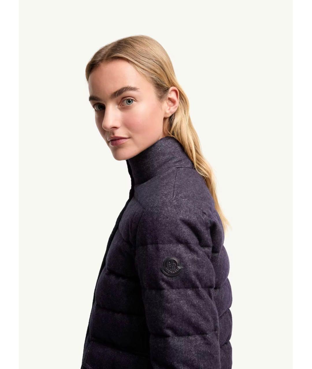 MONCLER Темно-синяя куртка, фото 3