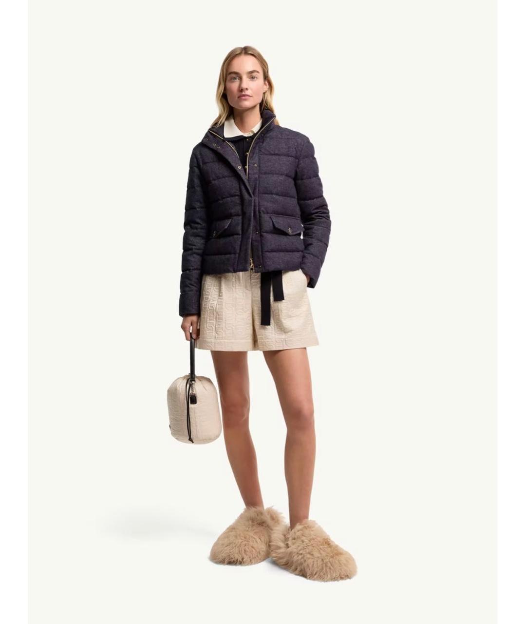 MONCLER Темно-синяя куртка, фото 2