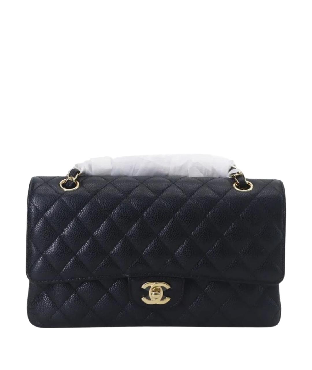 CHANEL Черная кожаная сумка тоут, фото 1
