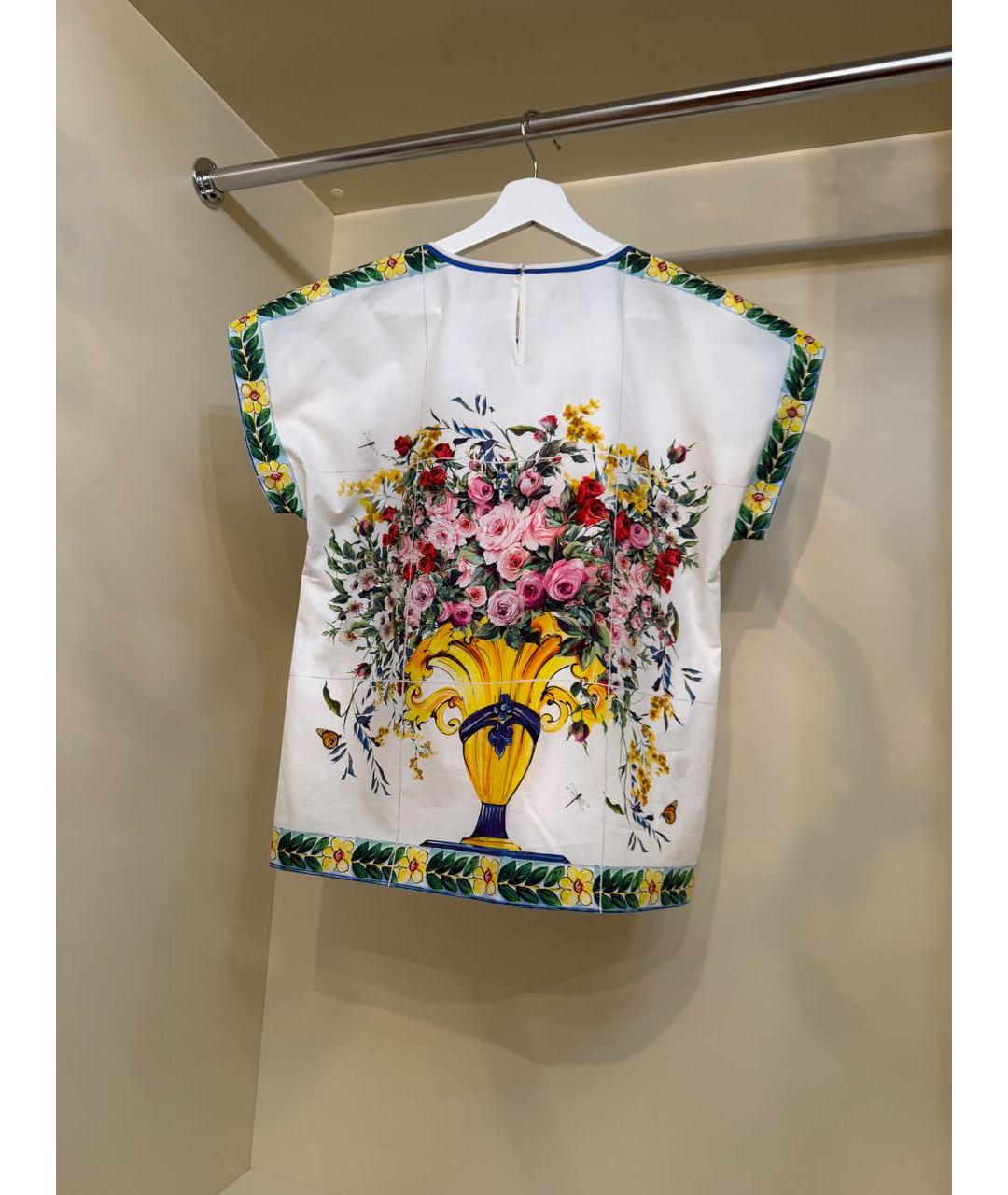 DOLCE&GABBANA Мульти хлопковая футболка, фото 2
