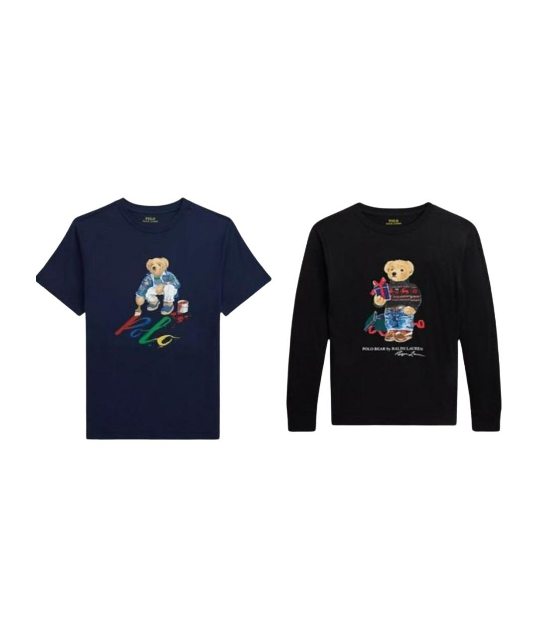 POLO RALPH LAUREN Мульти хлопковая детская футболка, фото 1