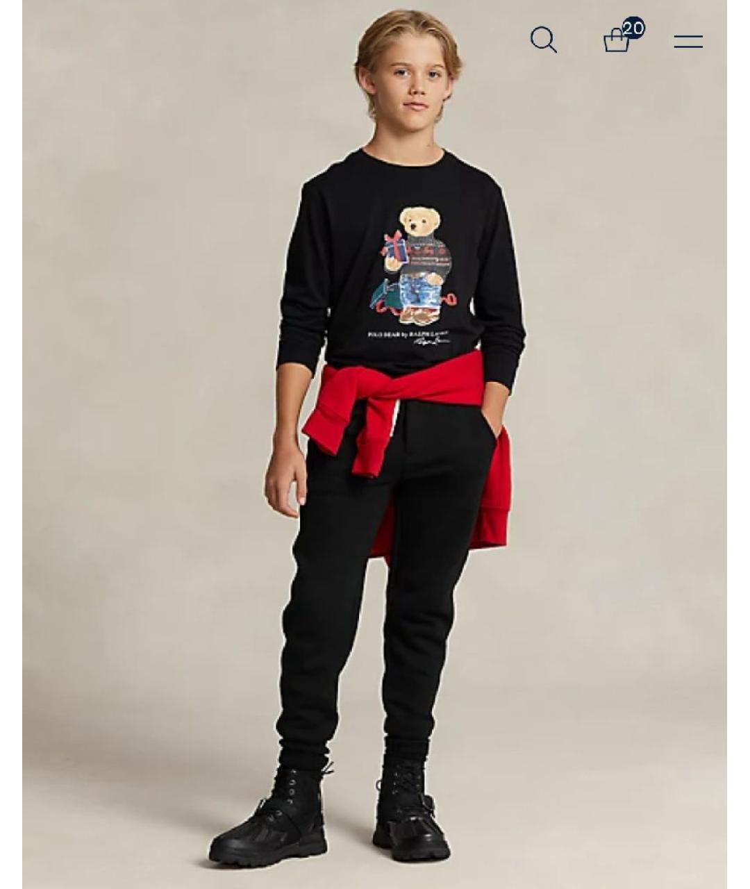 POLO RALPH LAUREN Мульти хлопковая детская футболка, фото 8