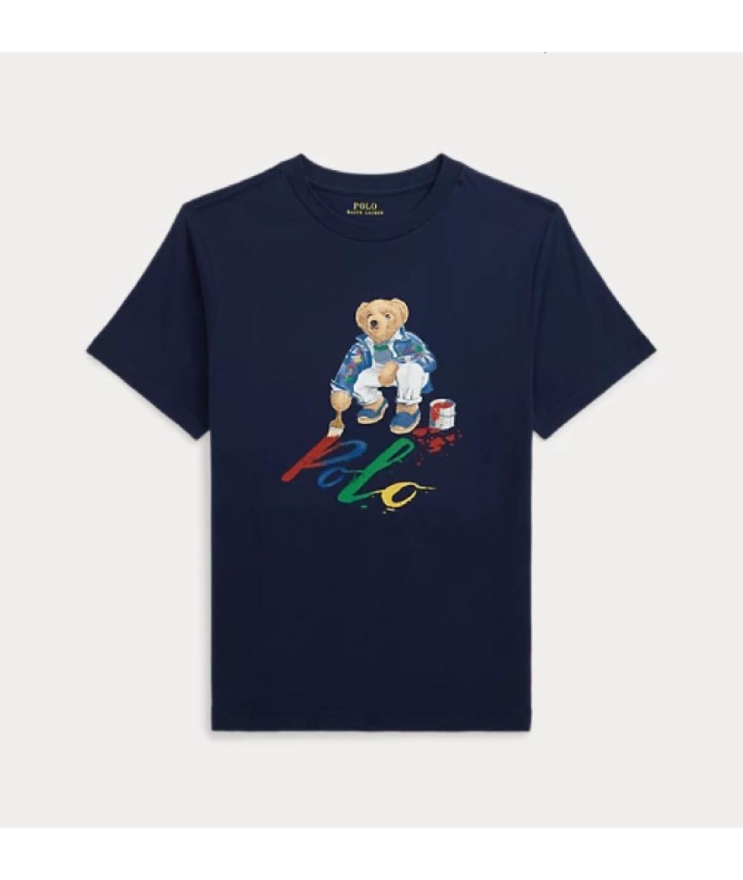 POLO RALPH LAUREN Мульти хлопковая детская футболка, фото 2