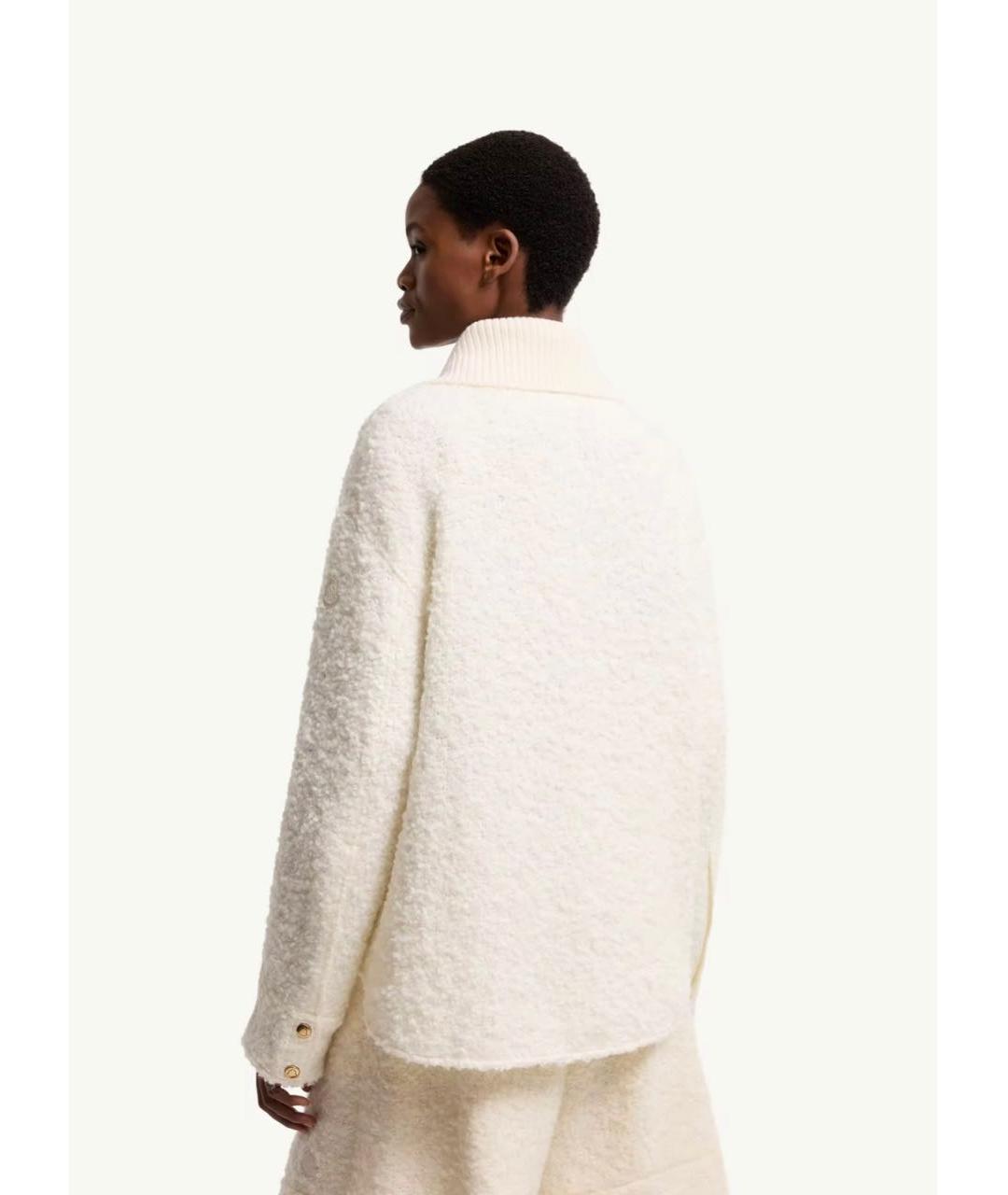 MONCLER Белая куртка, фото 5