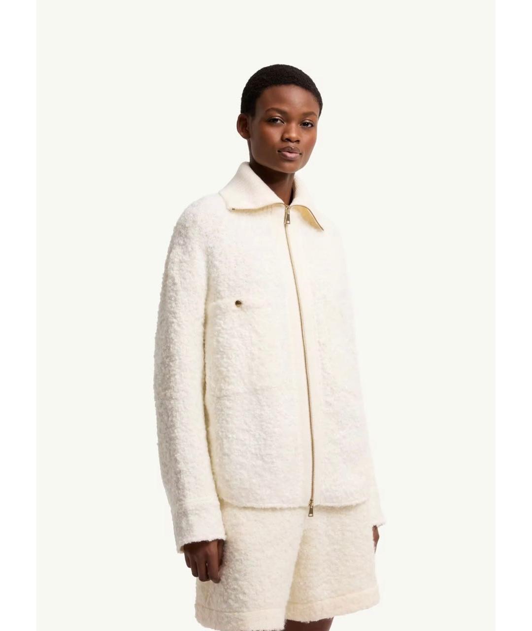 MONCLER Белая куртка, фото 4