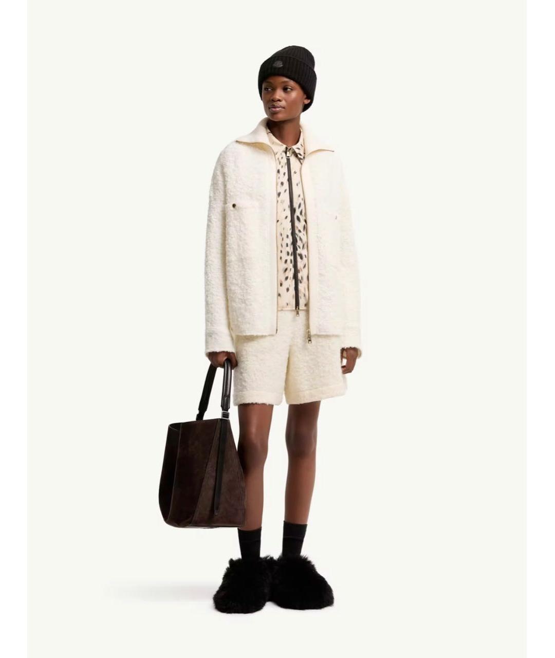 MONCLER Белая куртка, фото 2